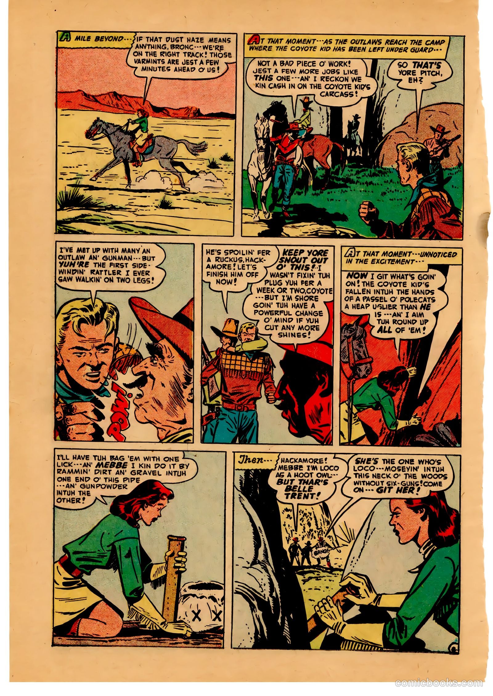 Blazing West #10 (1950) — page 22 of 52
