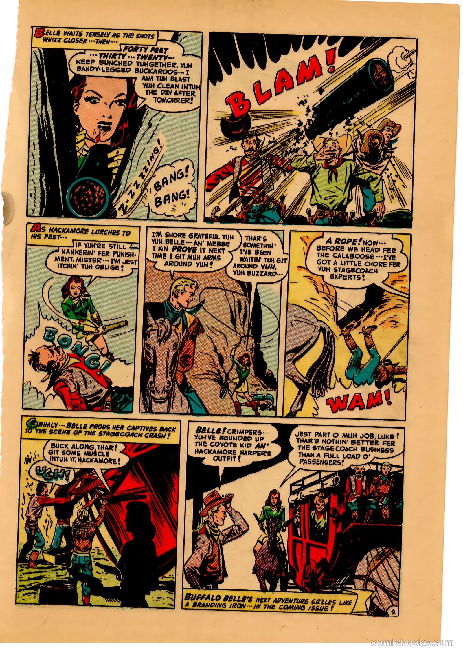 Blazing West #10 (1950) — page 23 of 52