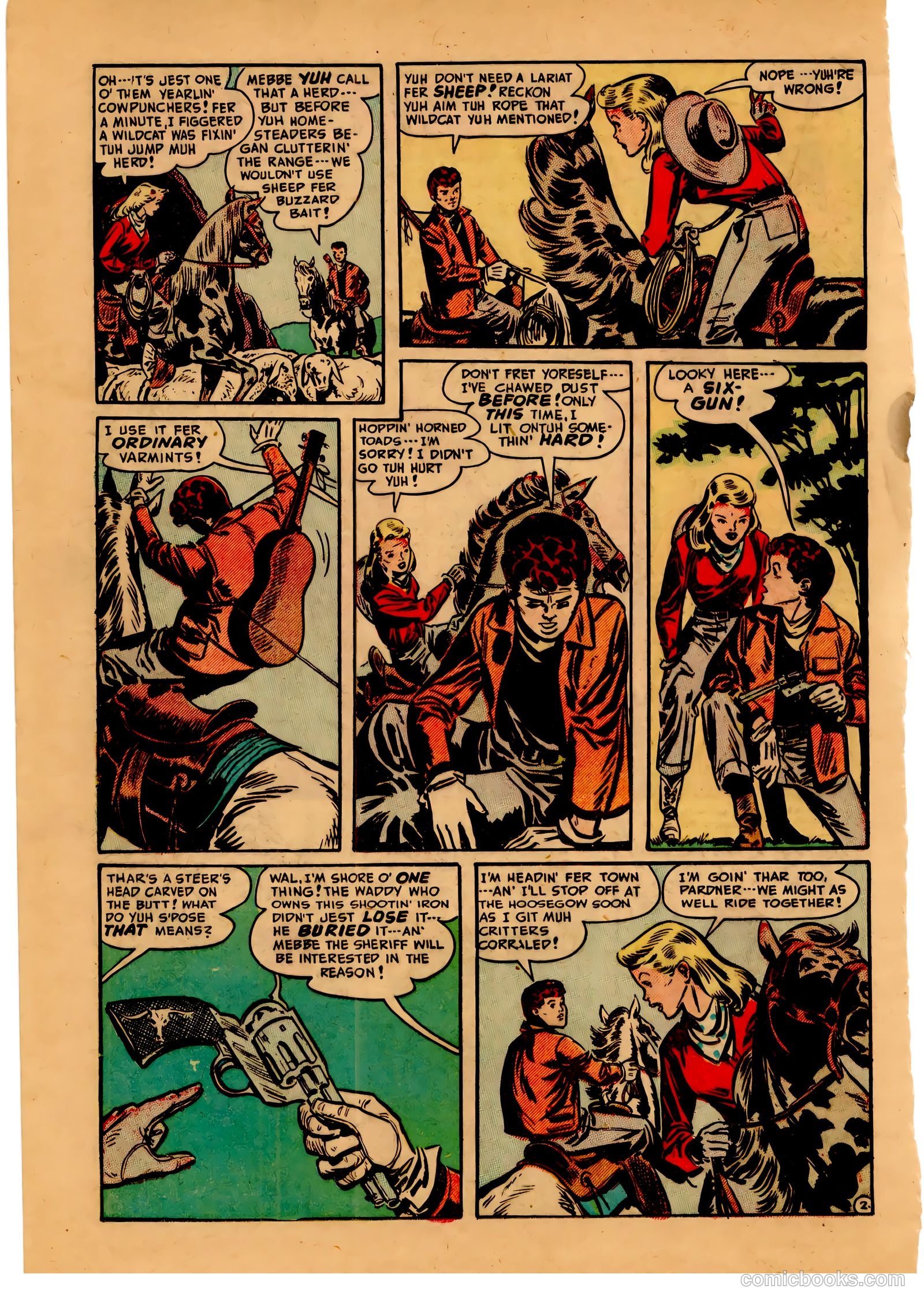 Blazing West #10 (1950) — page 26 of 52
