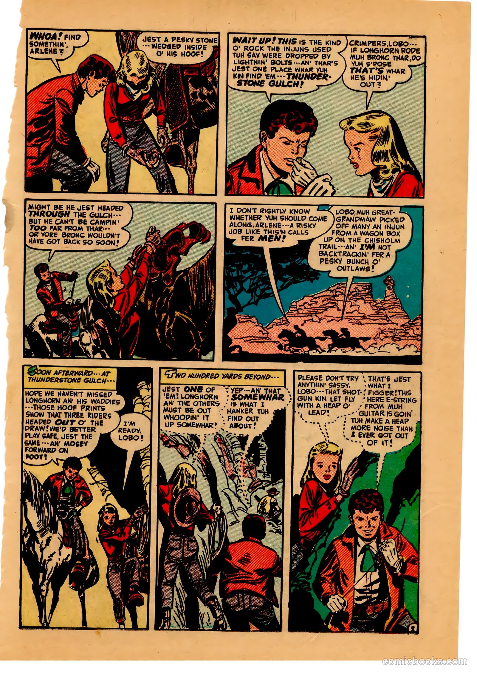 Blazing West #10 (1950) — page 31 of 52