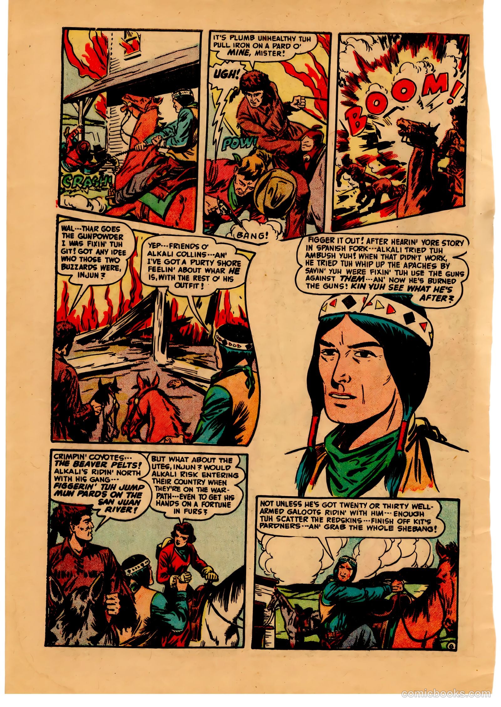 Blazing West #10 (1950) — page 8 of 52