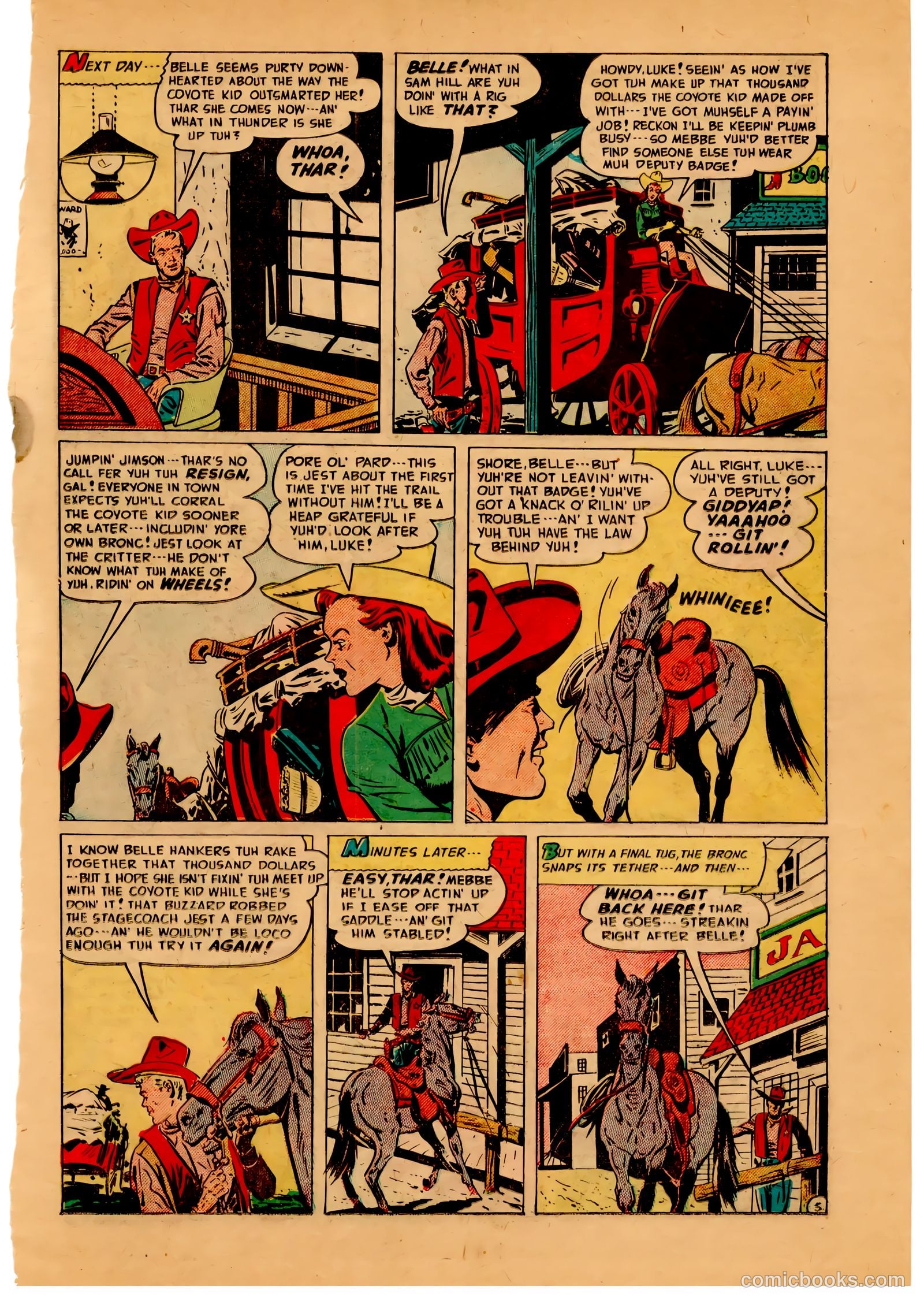 Blazing West #10 (1950) — page 19 of 52
