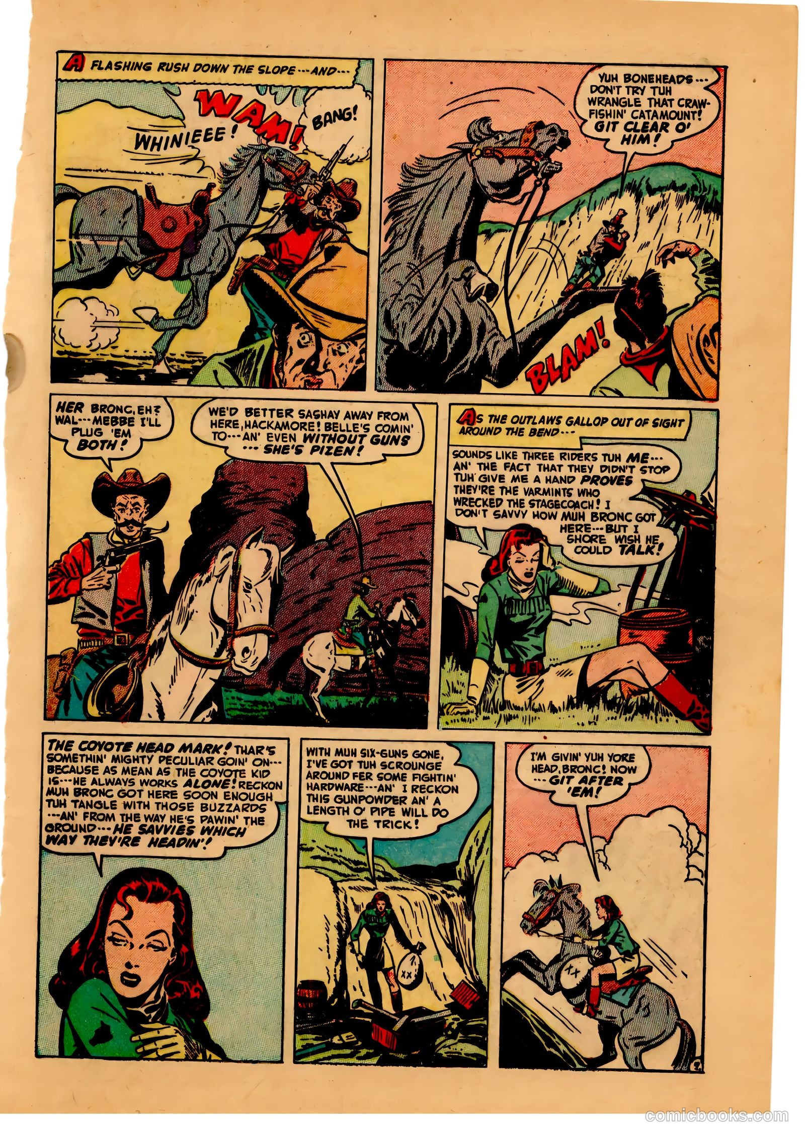 Blazing West #10 (1950) — page 21 of 52