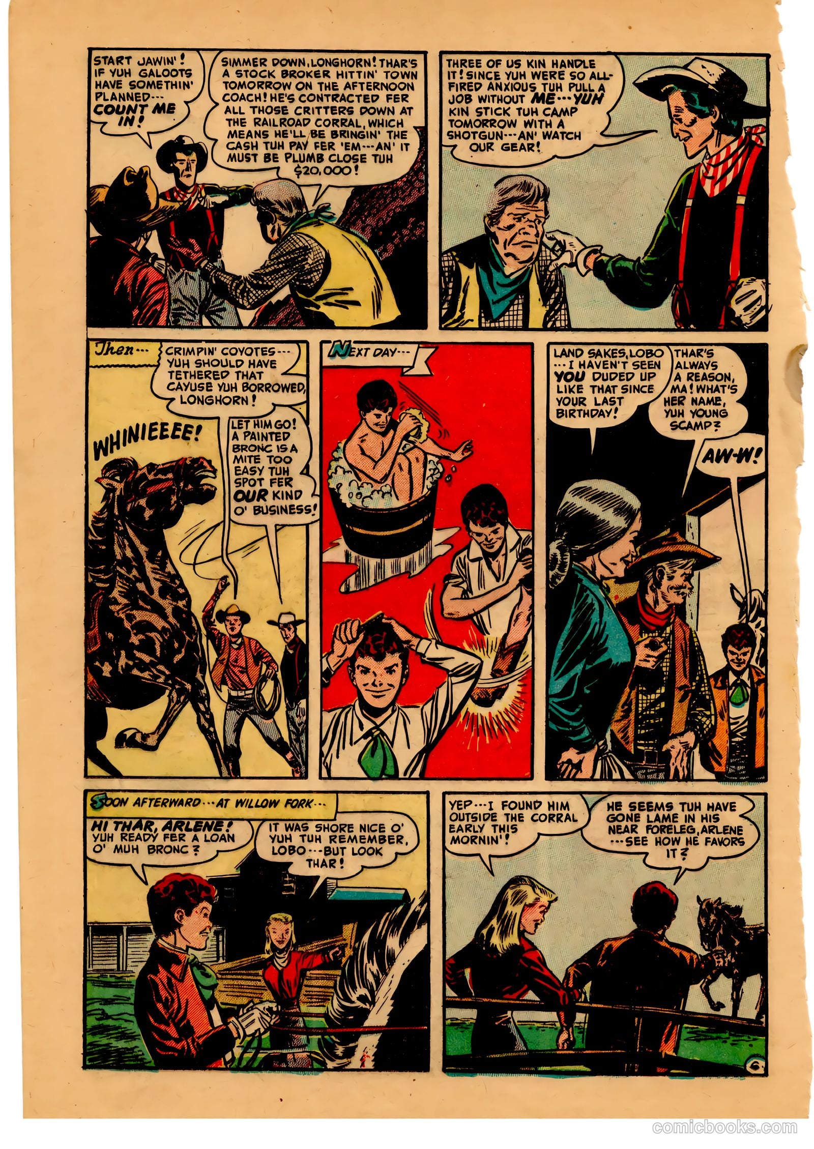 Blazing West #10 (1950) — page 30 of 52