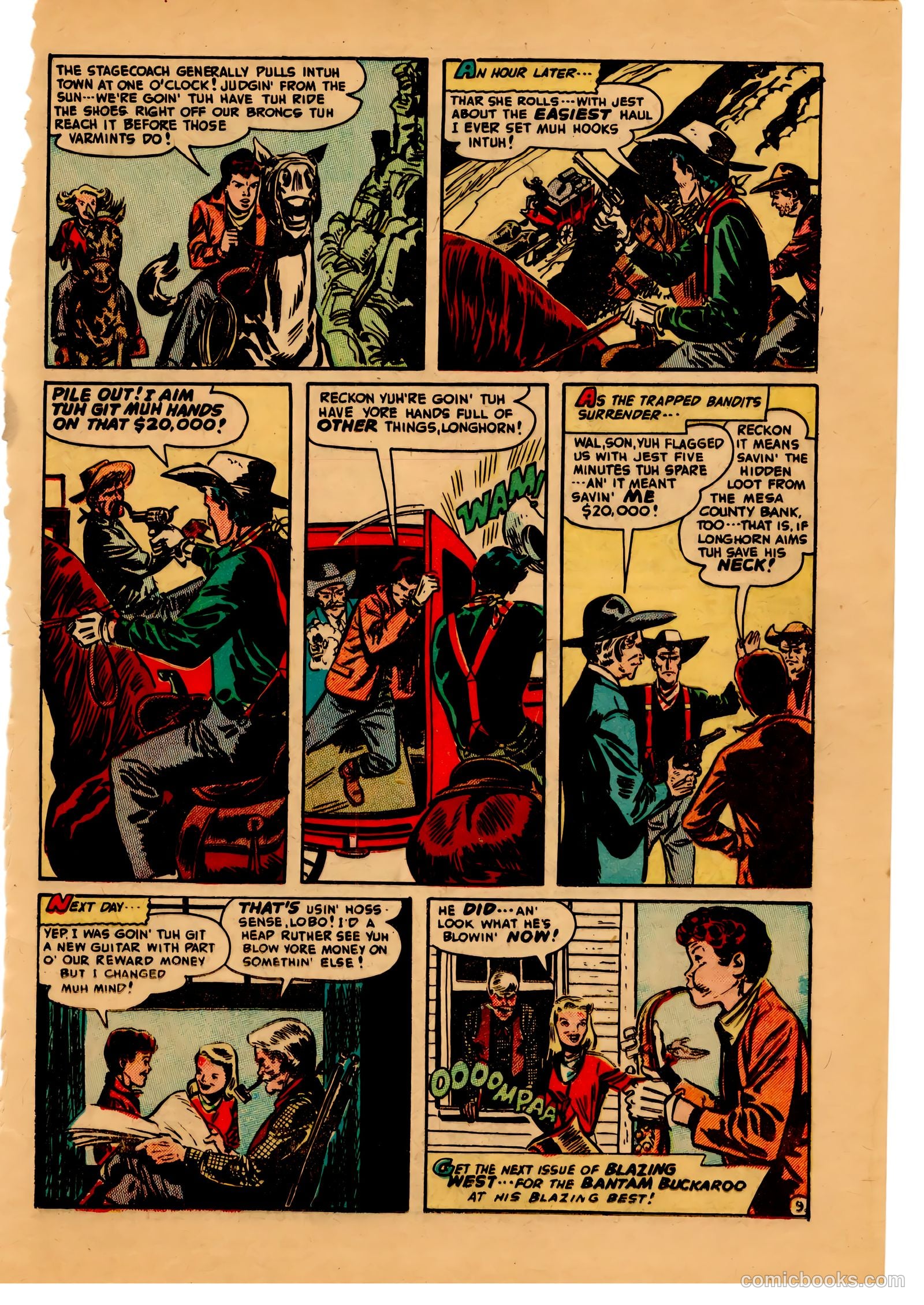 Blazing West #10 (1950) — page 33 of 52