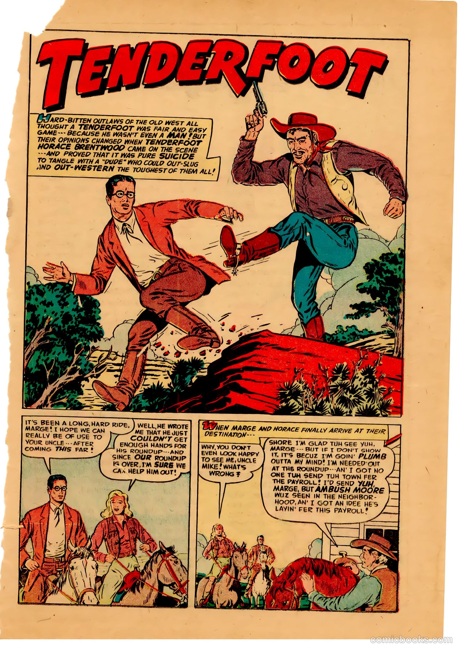 Blazing West #10 (1950) — page 35 of 52