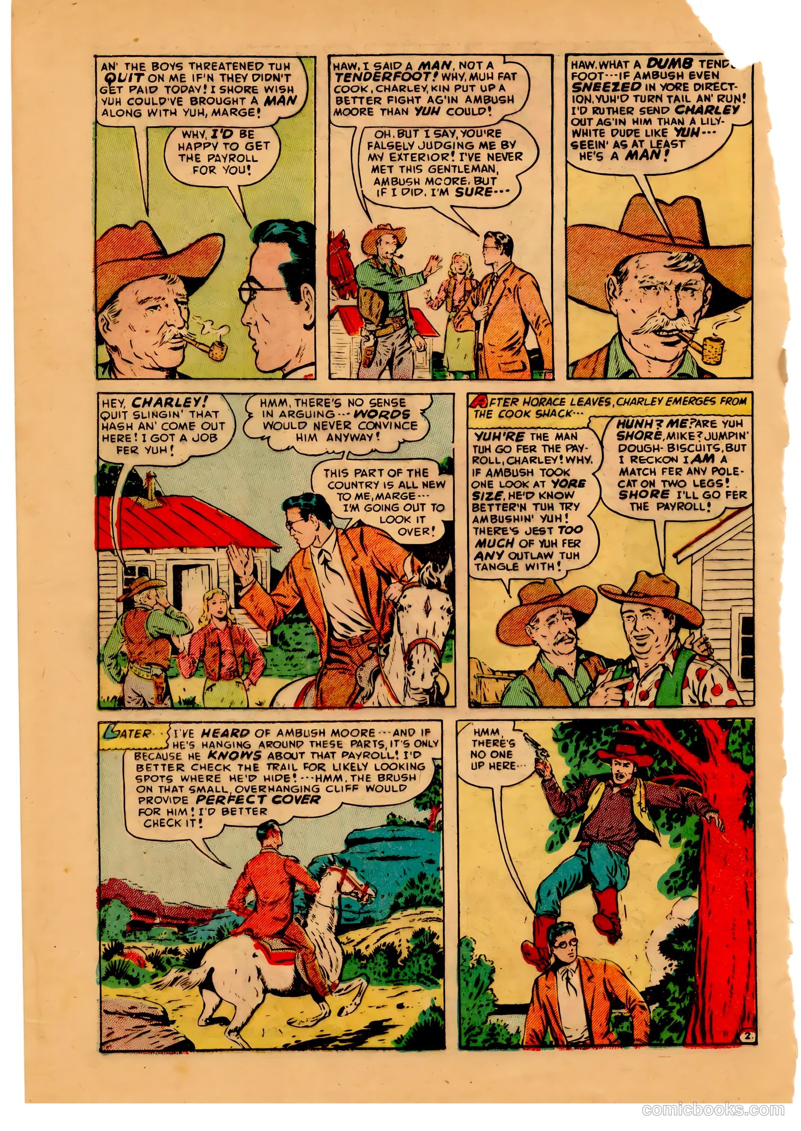 Blazing West #10 (1950) — page 36 of 52