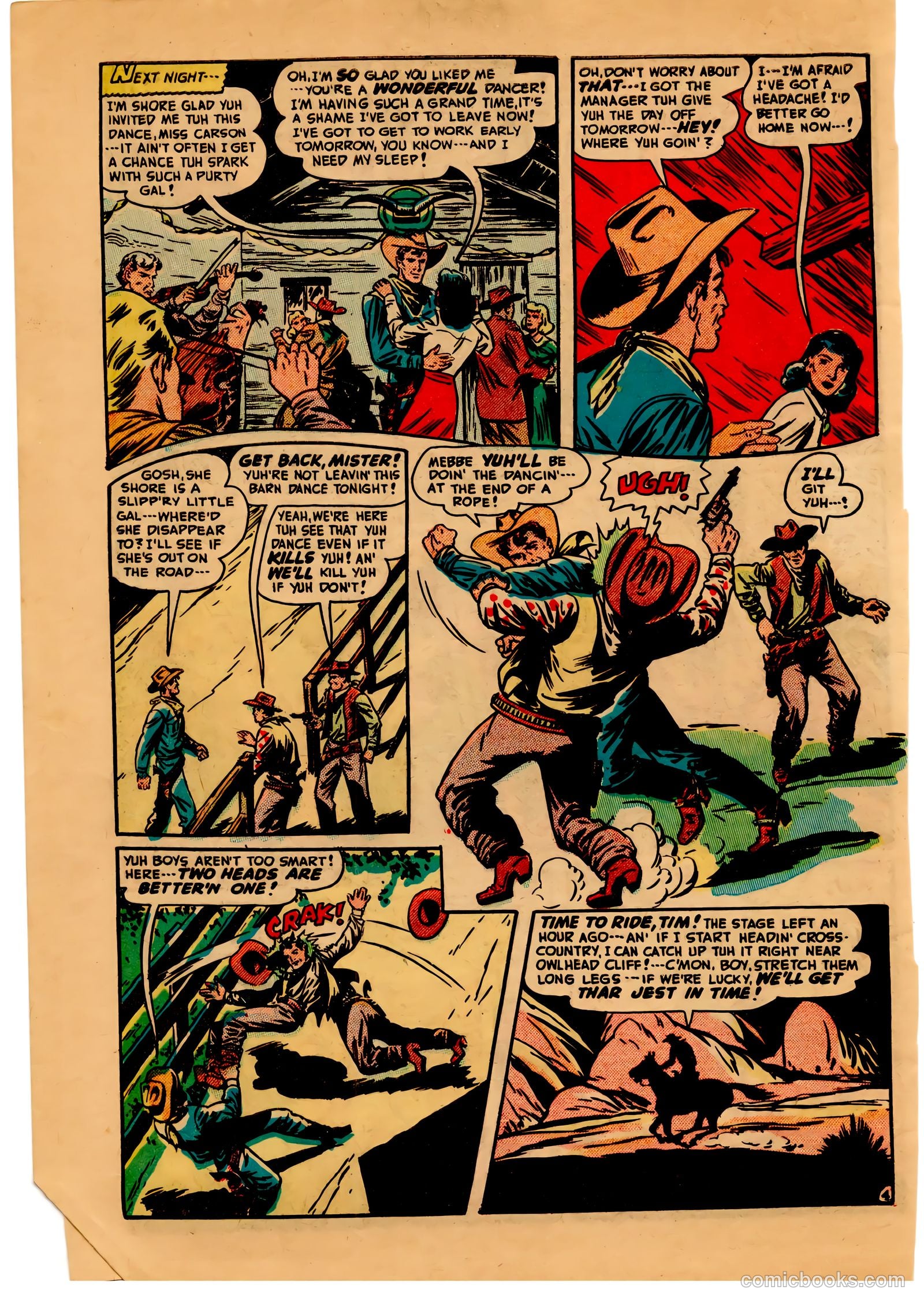 Blazing West #10 (1950) — page 46 of 52