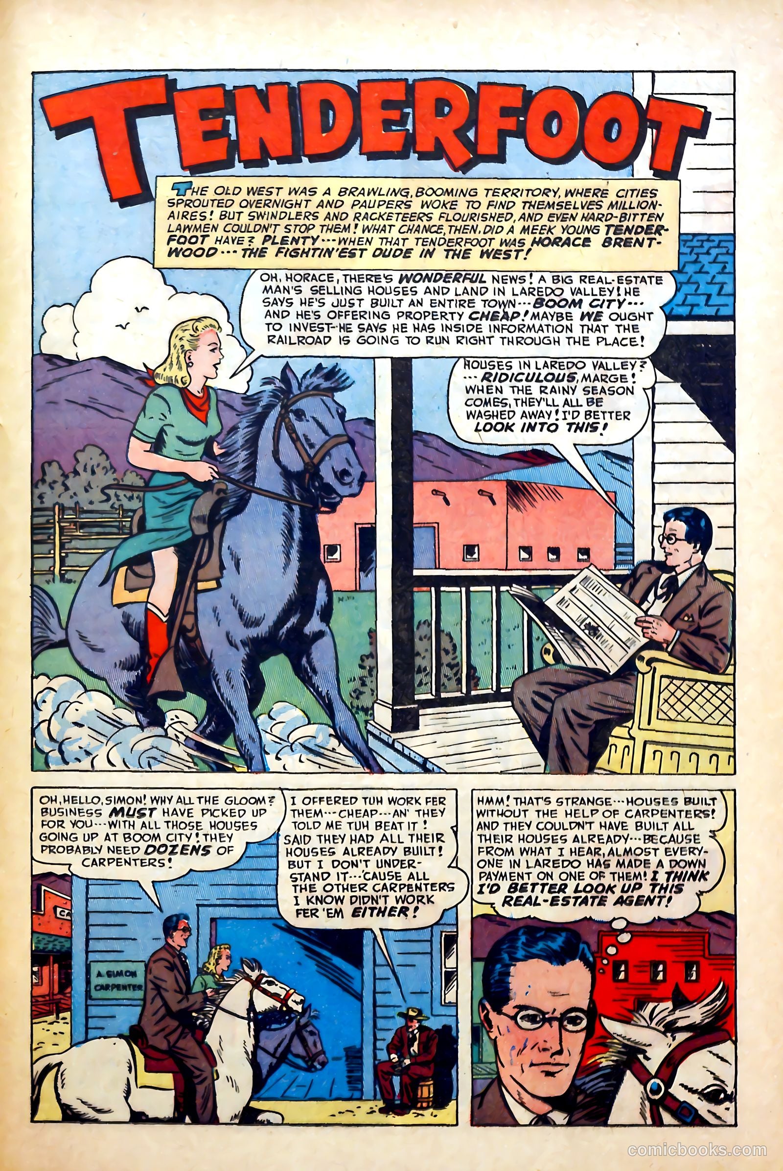 Blazing West #11 (1950) — page 37 of 52