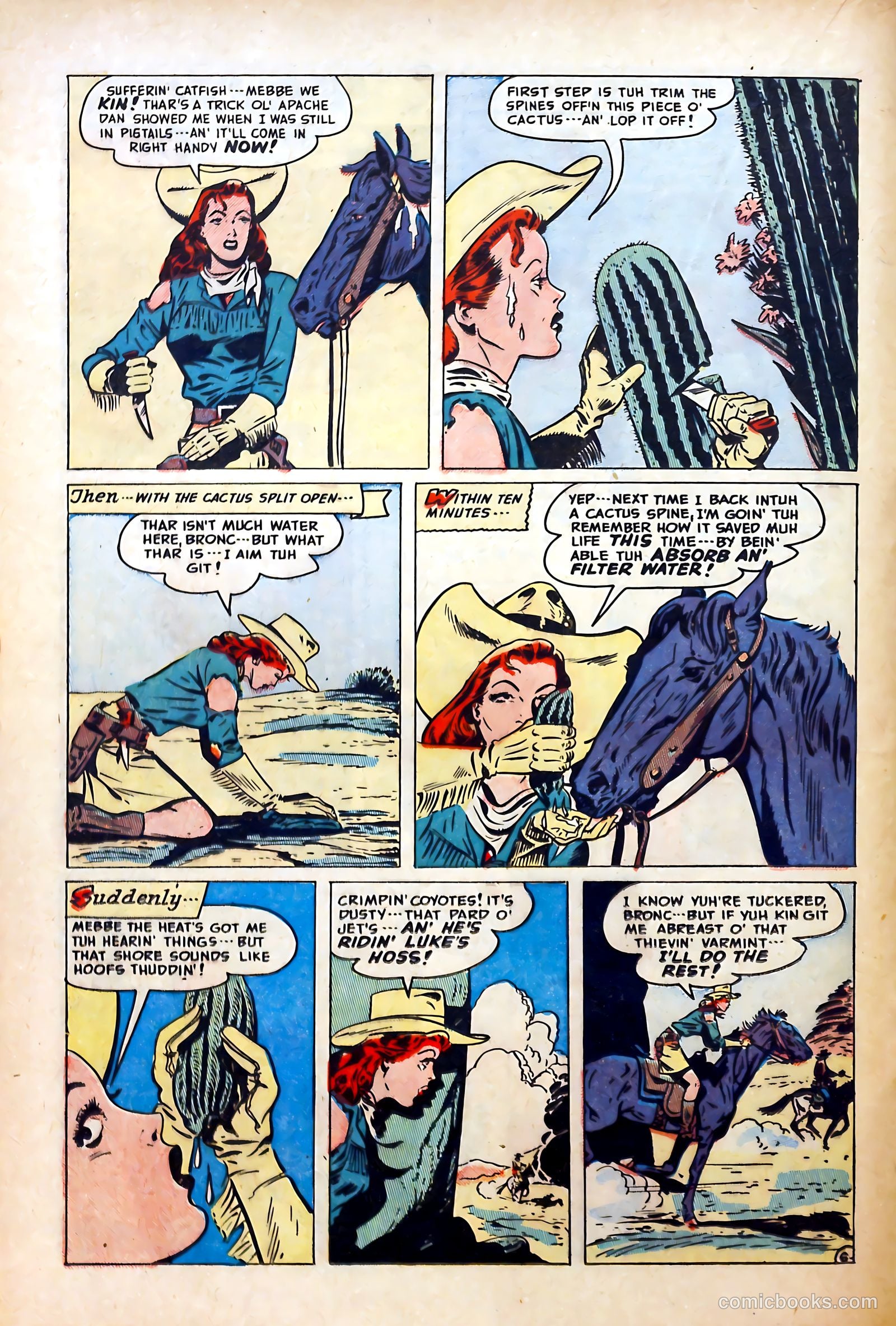 Blazing West #11 (1950) — page 22 of 52