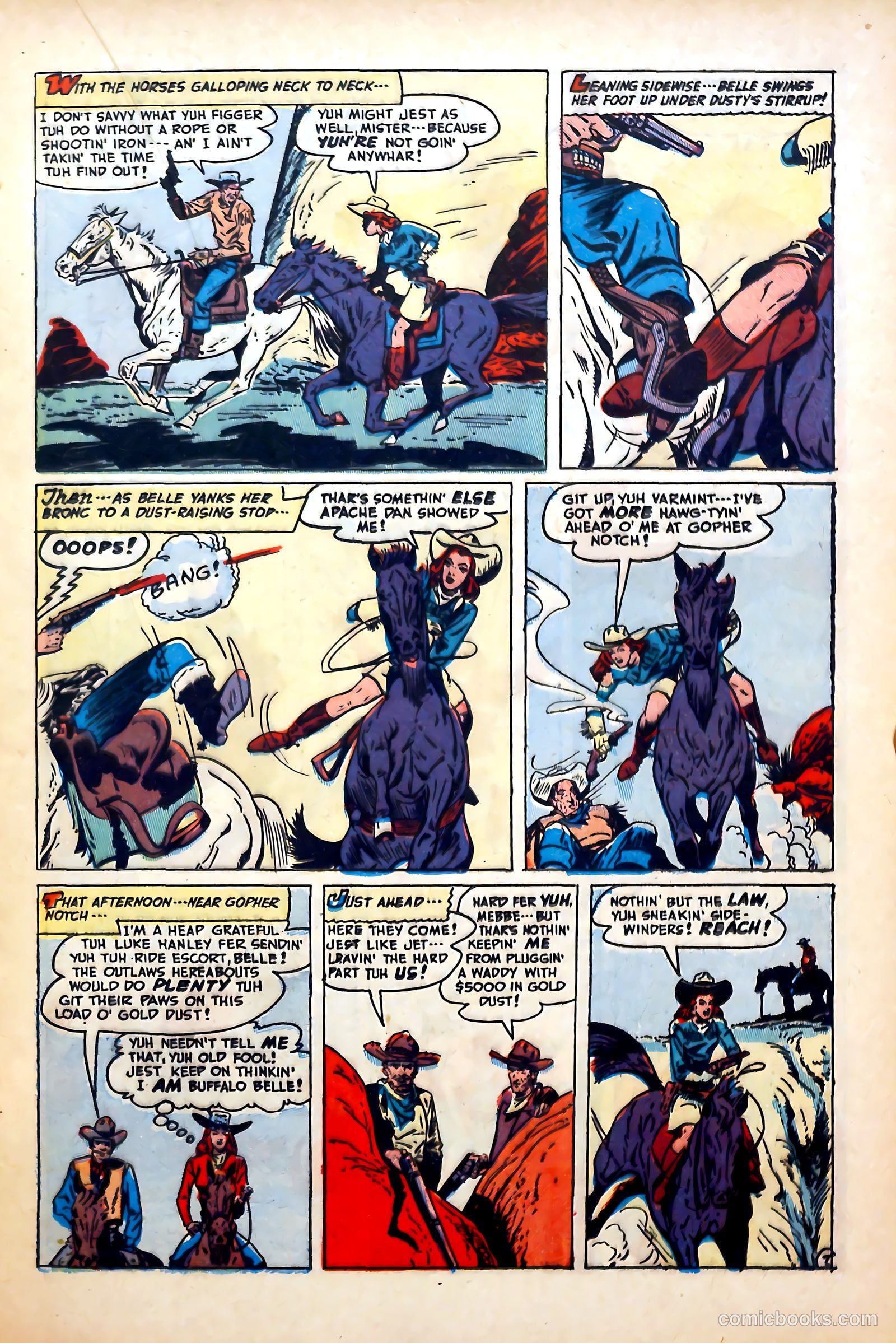 Blazing West #11 (1950) — page 23 of 52