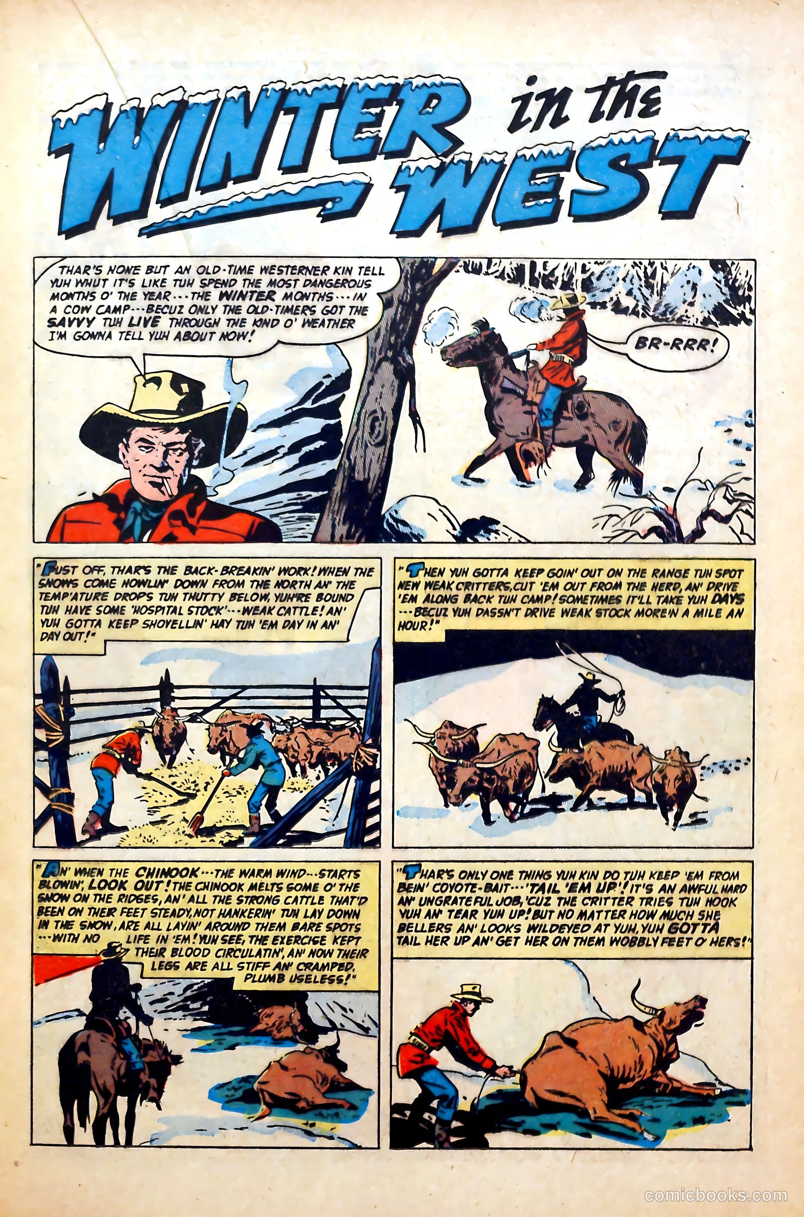Blazing West #11 (1950) — page 25 of 52