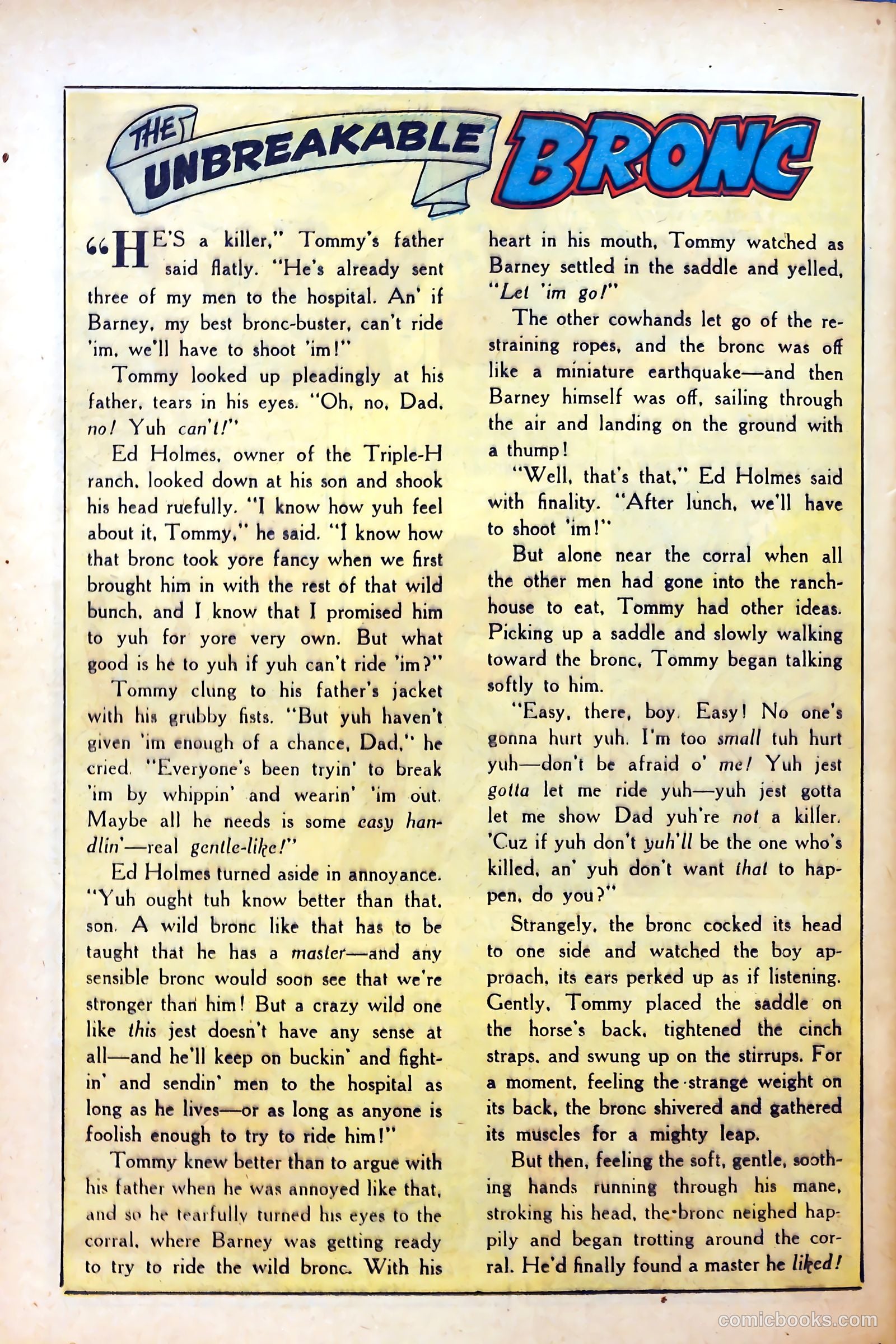 Blazing West #11 (1950) — page 36 of 52