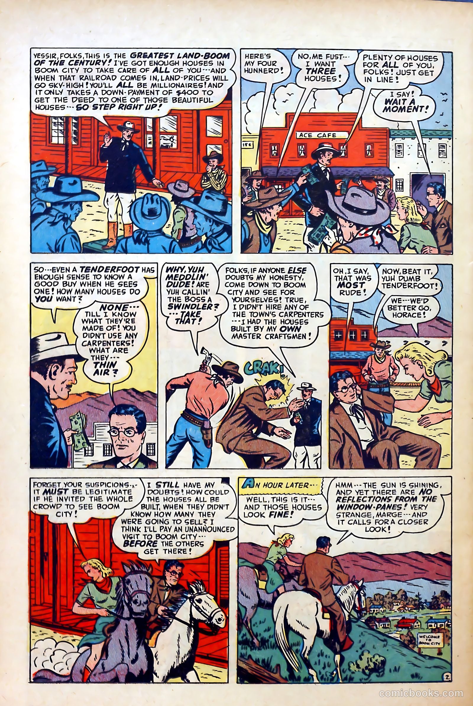 Blazing West #11 (1950) — page 38 of 52