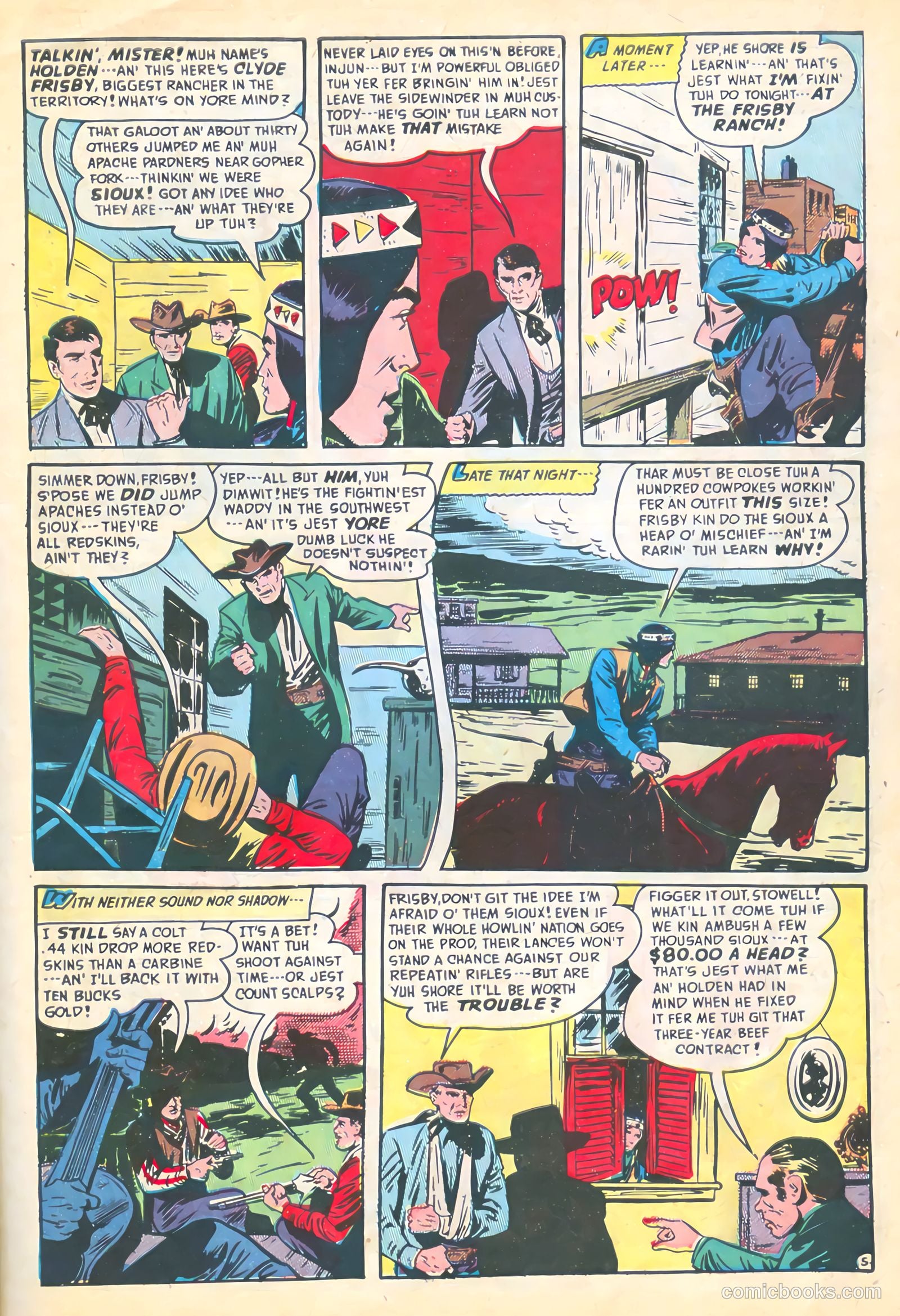 Blazing West #12 (1950) — page 7 of 52