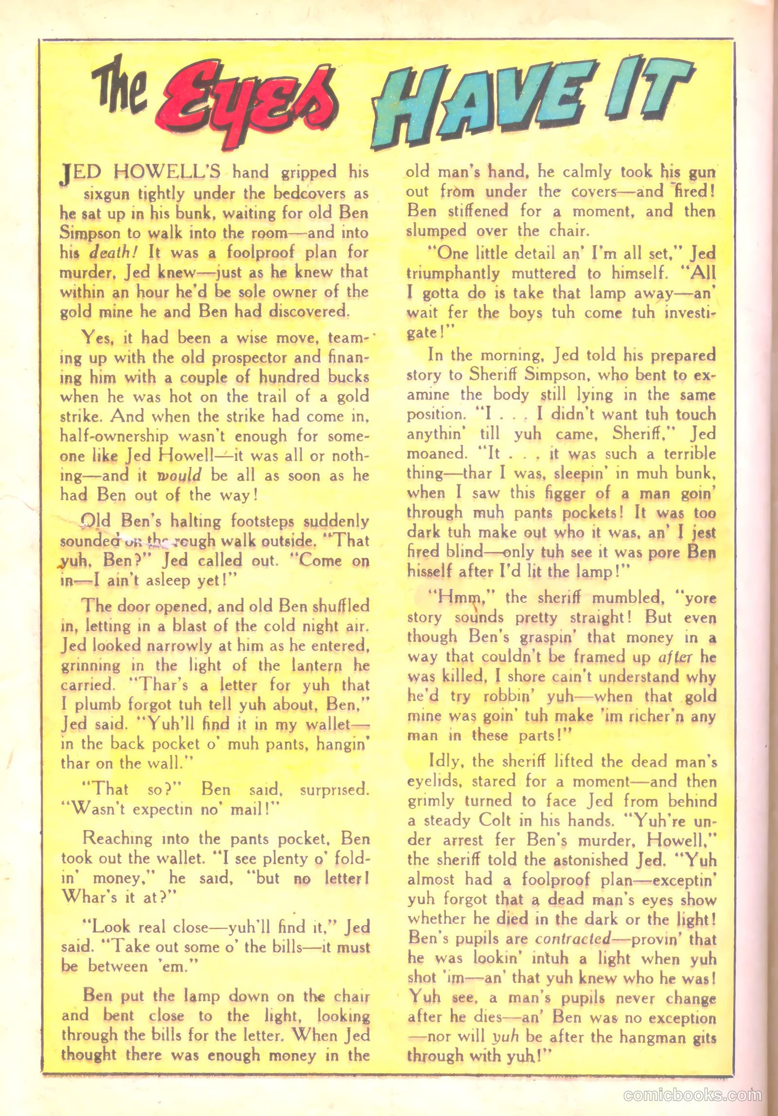 Blazing West #12 (1950) — page 38 of 52