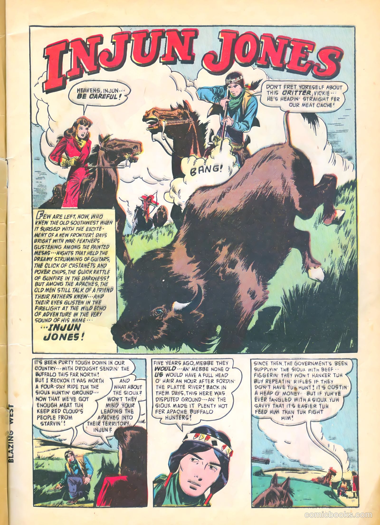 Blazing West #12 (1950) — page 3 of 52