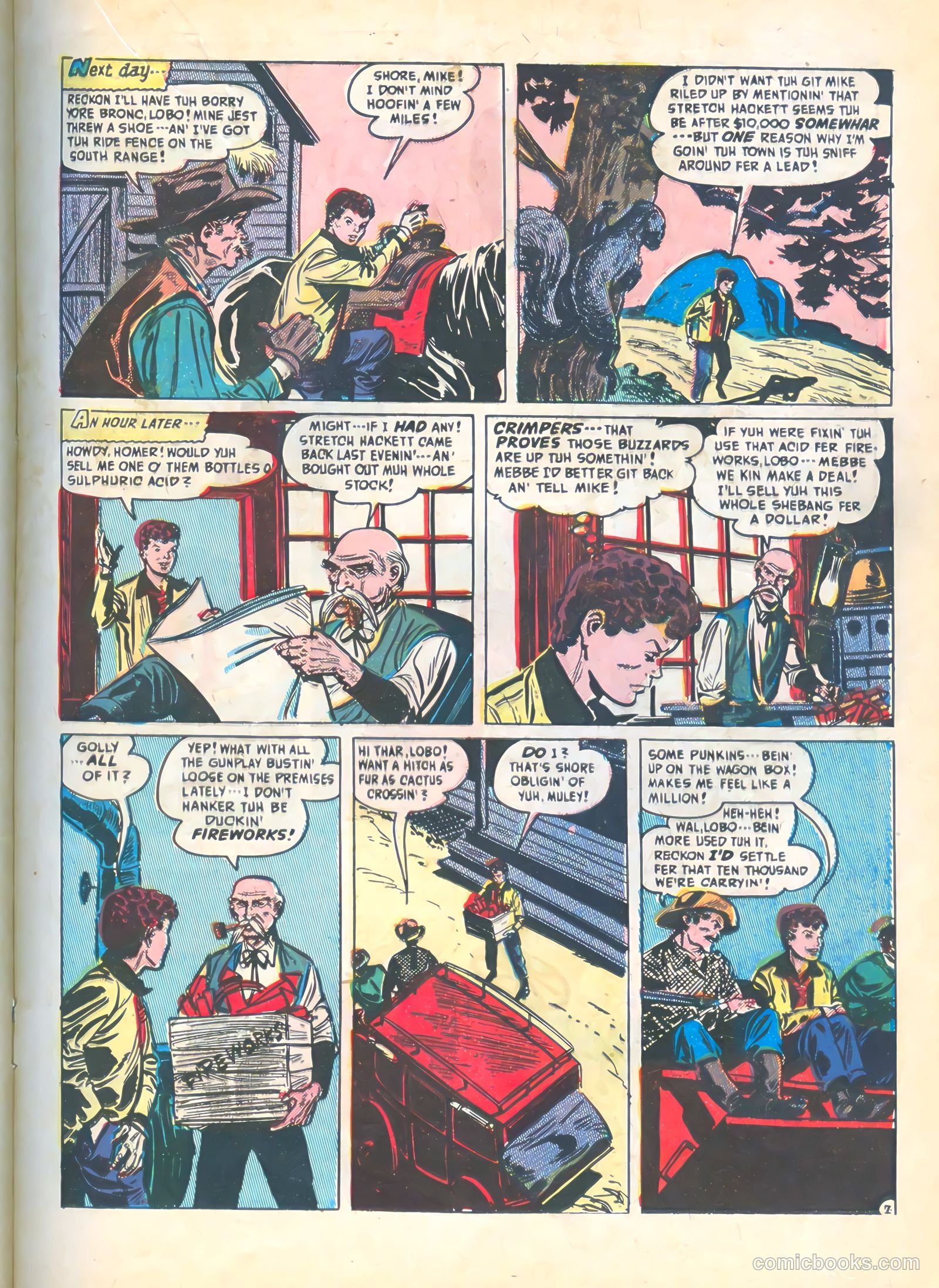 Blazing West #12 (1950) — page 23 of 52