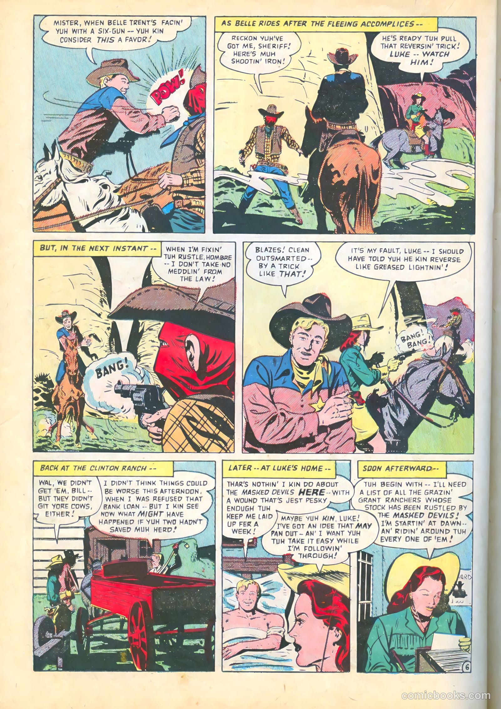Blazing West #12 (1950) — page 34 of 52