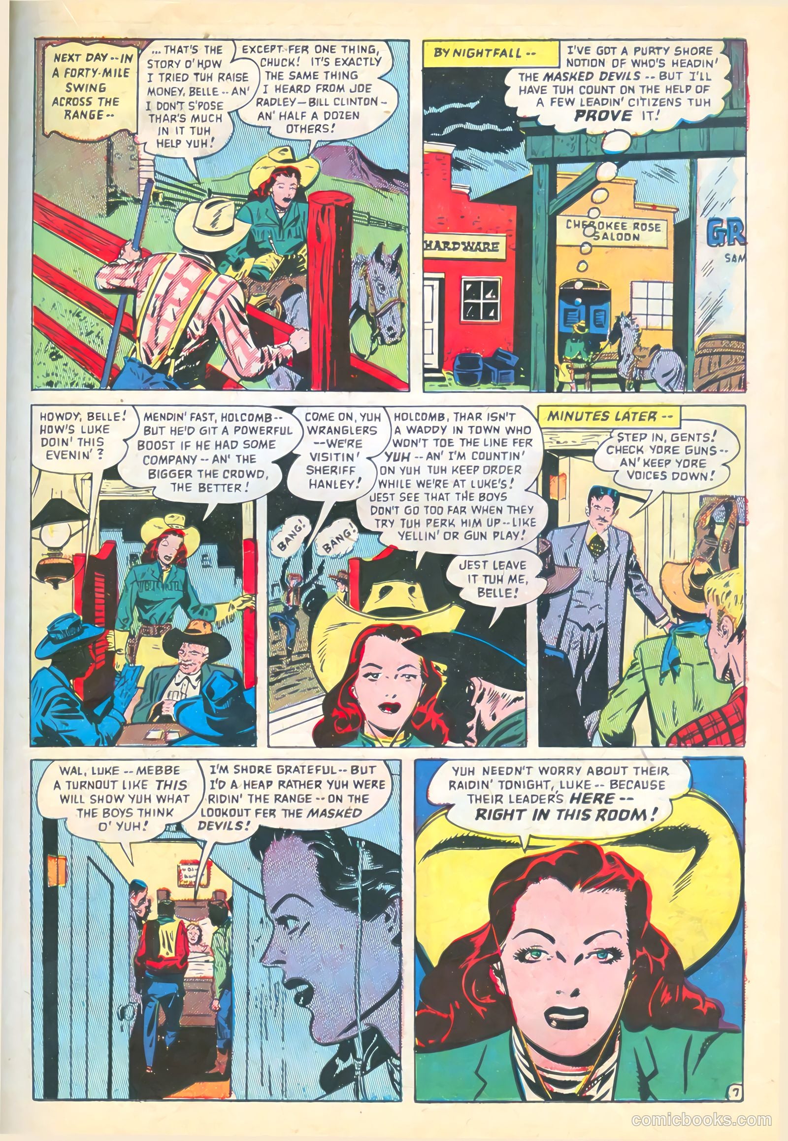 Blazing West #12 (1950) — page 35 of 52