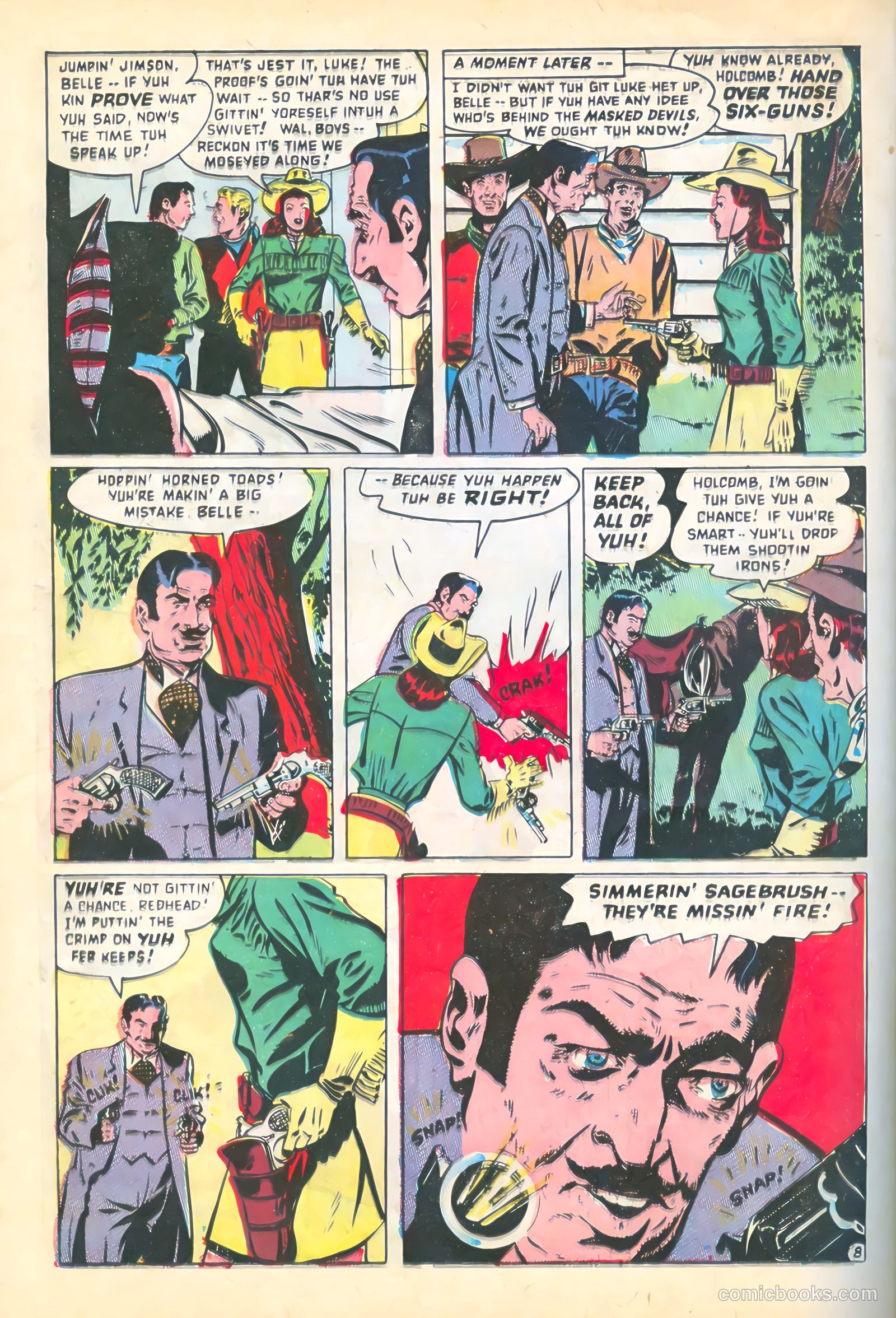 Blazing West #12 (1950) — page 36 of 52