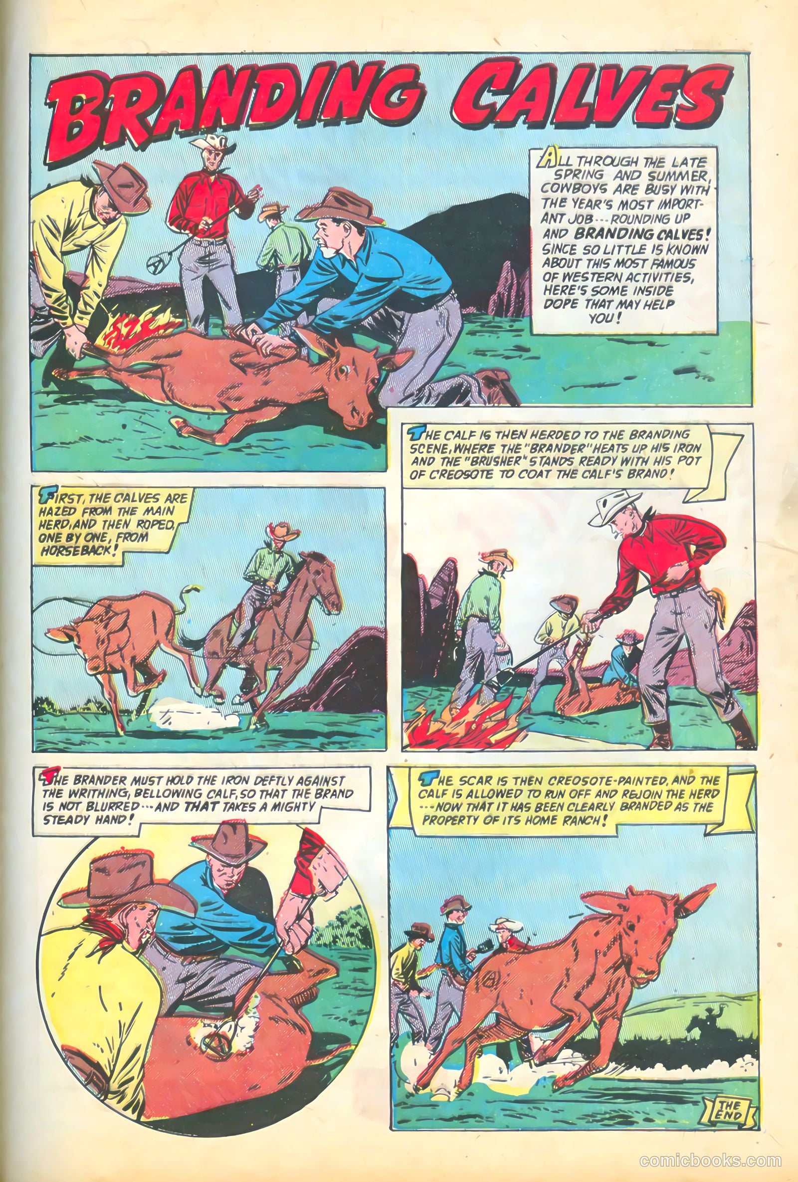 Blazing West #12 (1950) — page 39 of 52