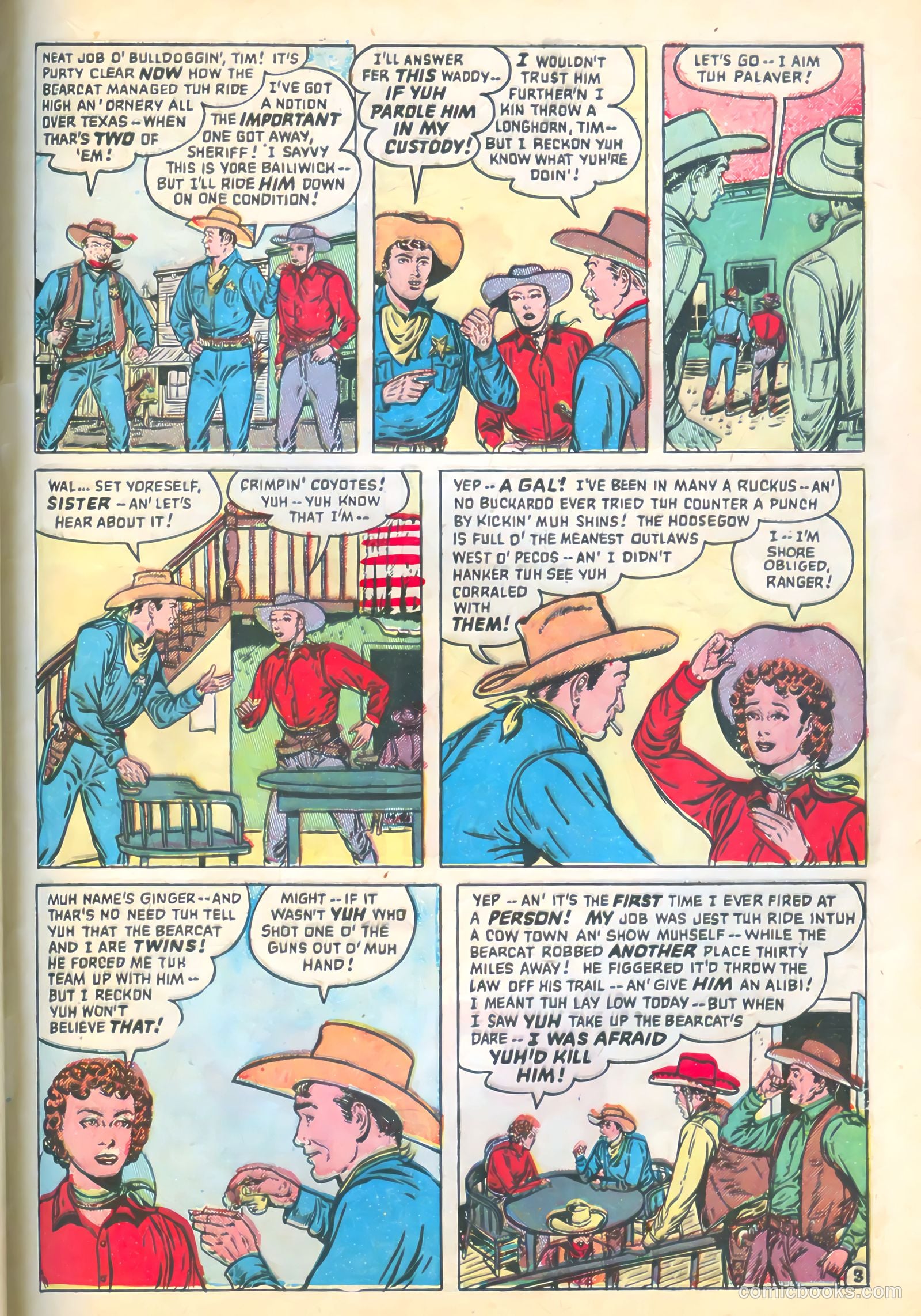Blazing West #12 (1950) — page 45 of 52