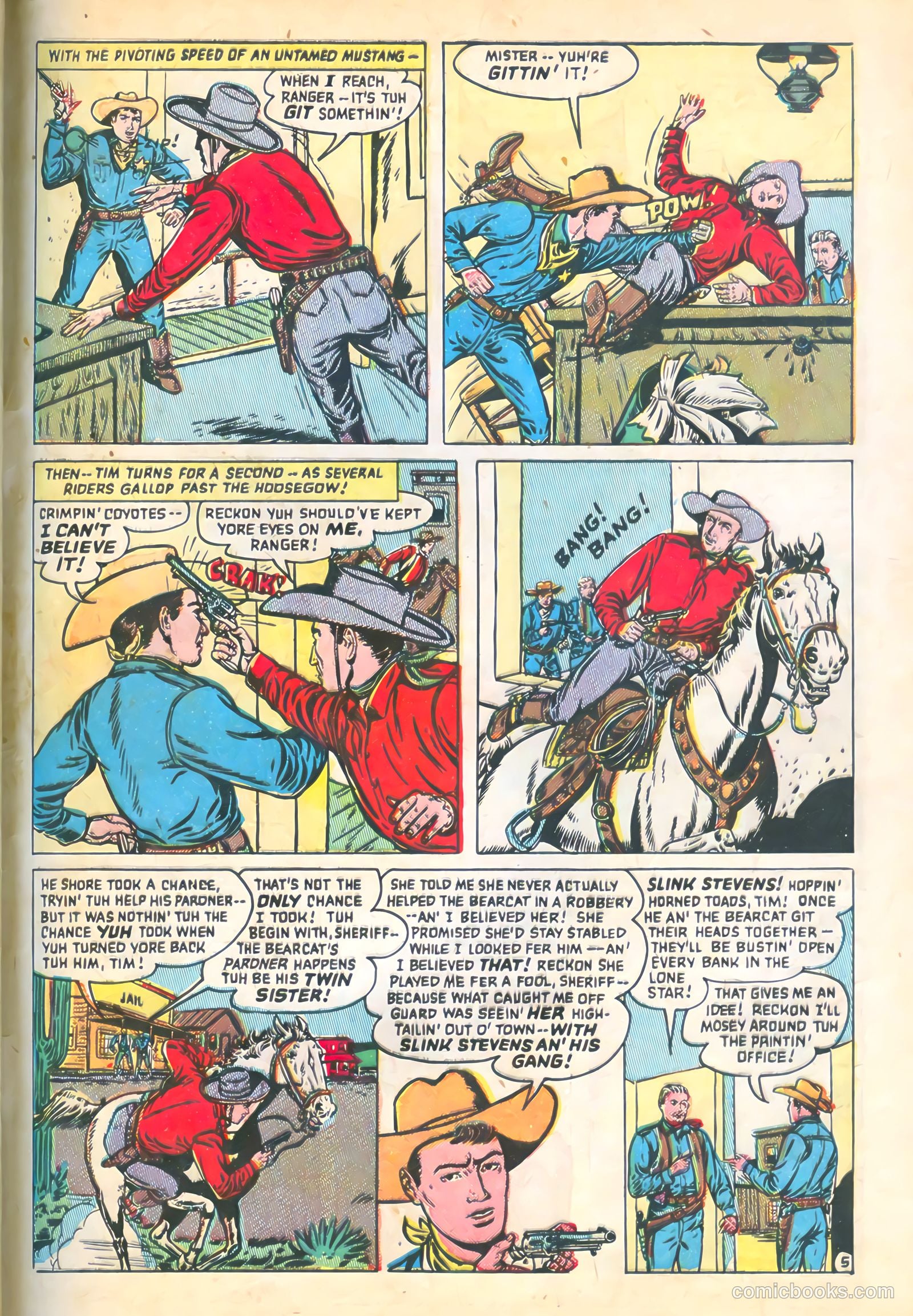 Blazing West #12 (1950) — page 47 of 52
