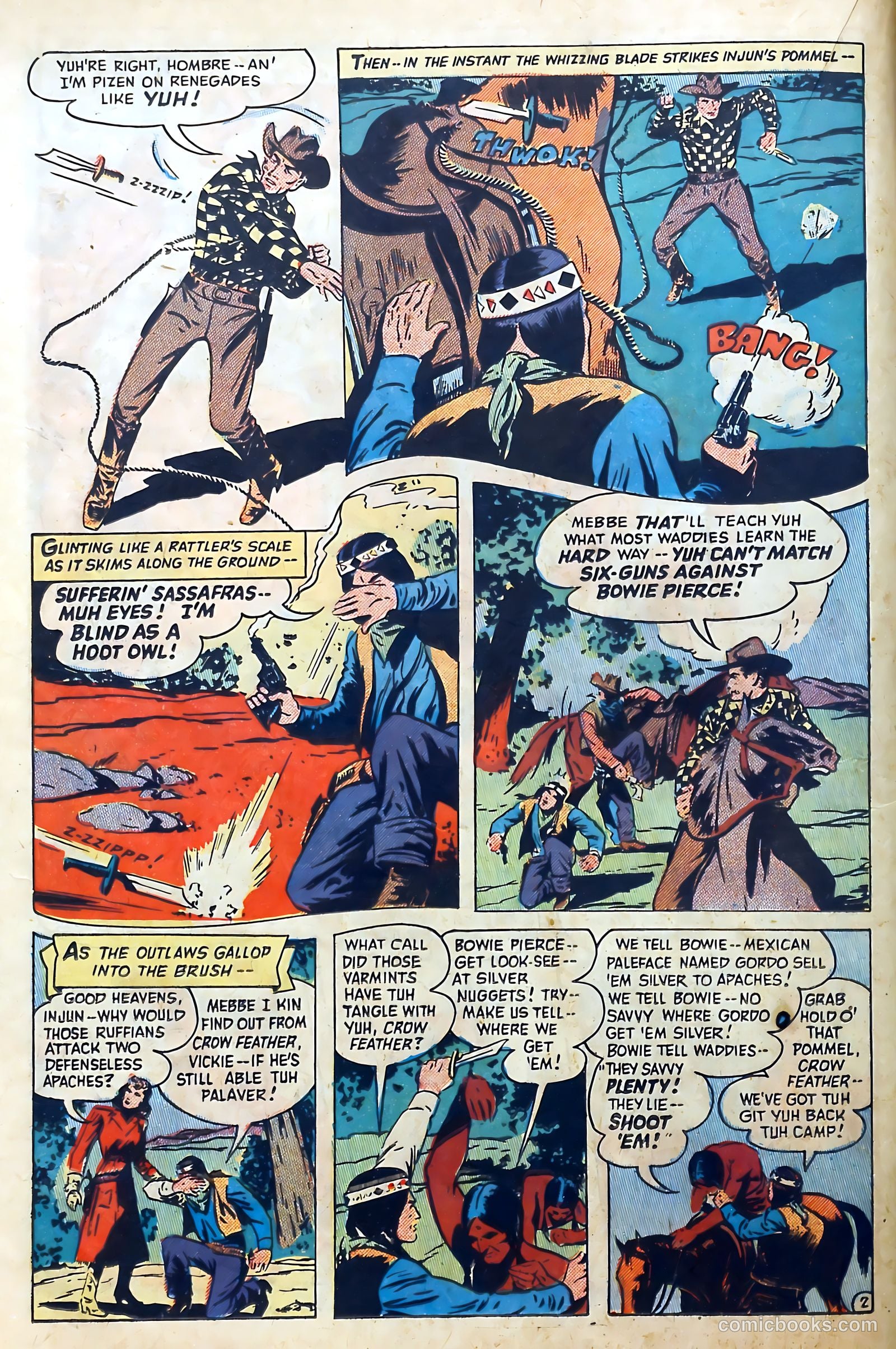 Blazing West #13 (1950) — page 22 of 52