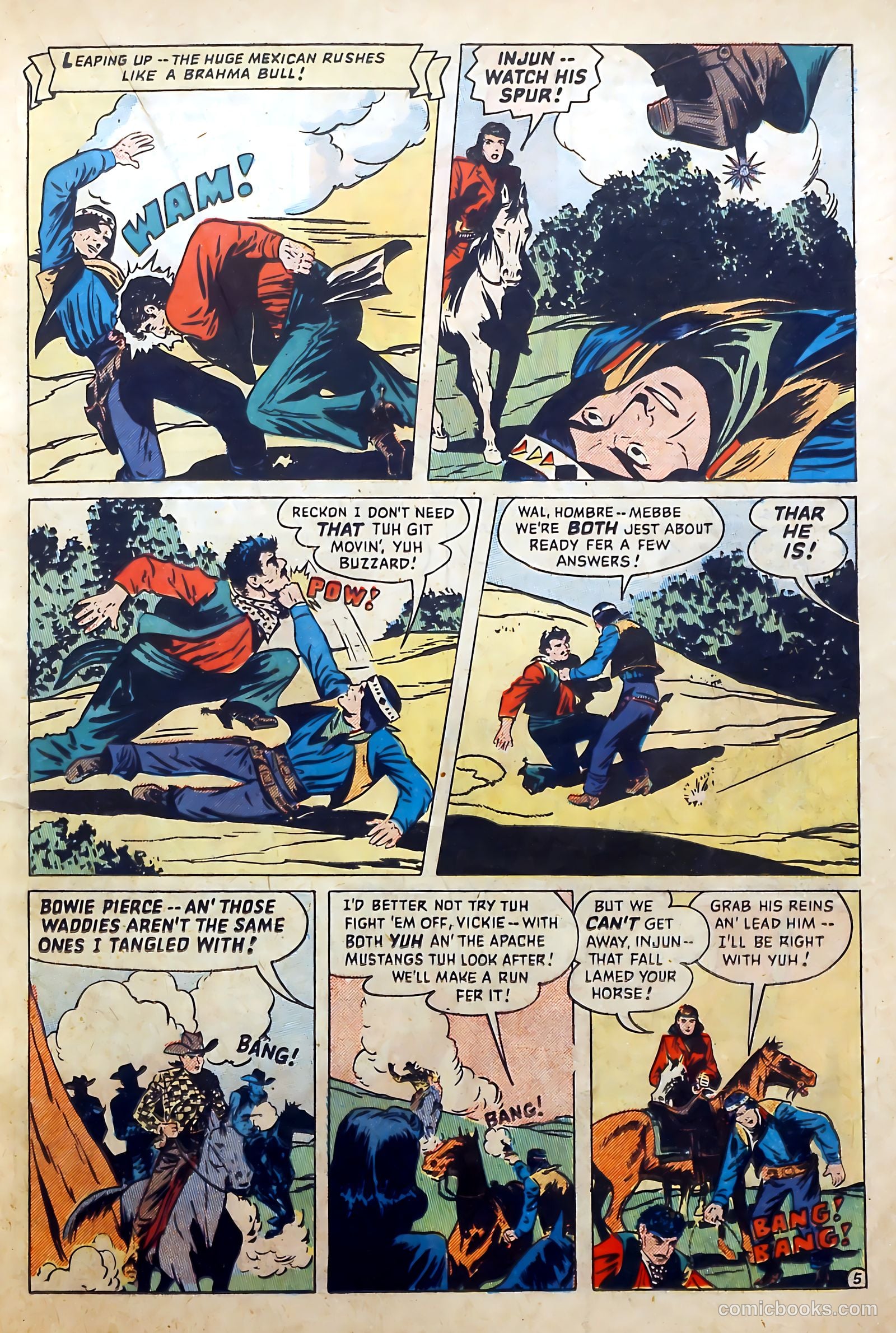 Blazing West #13 (1950) — page 25 of 52