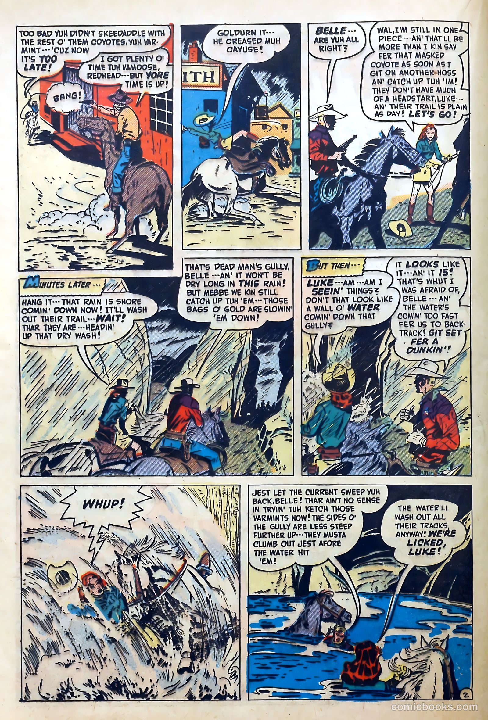 Blazing West #13 (1950) — page 36 of 52