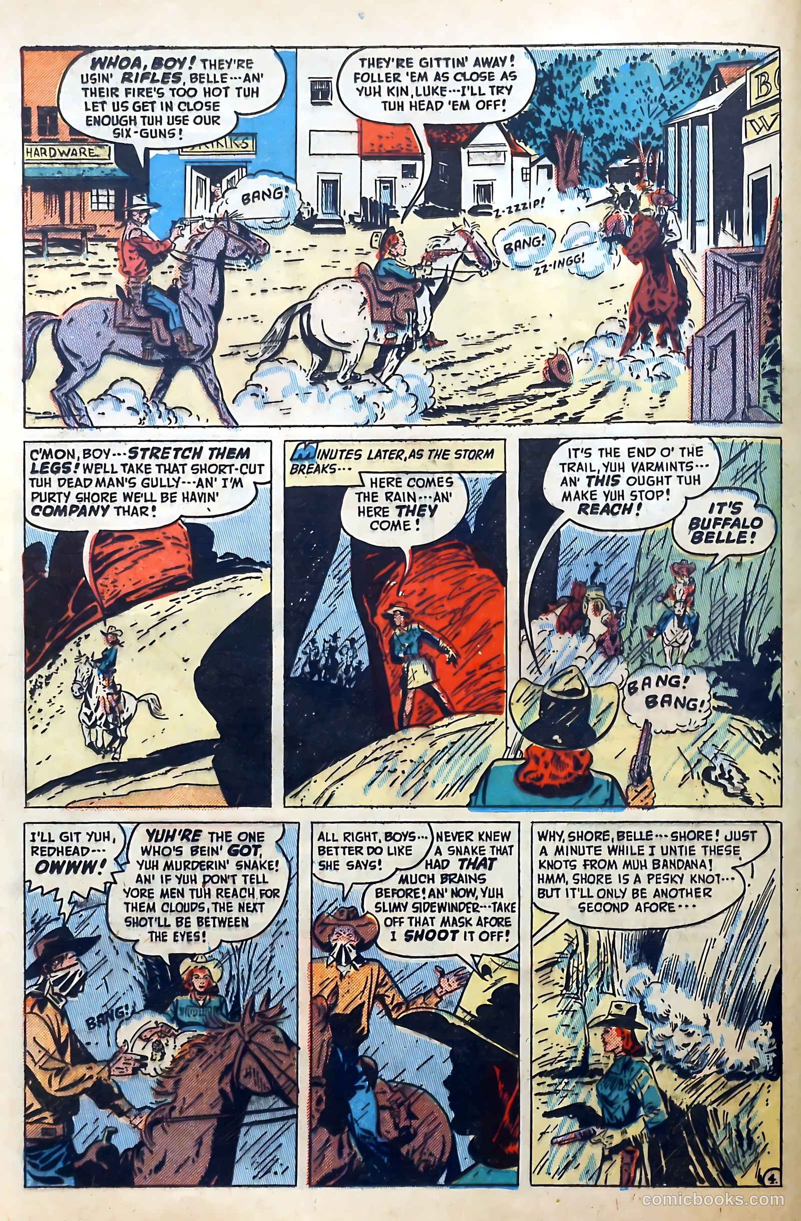 Blazing West #13 (1950) — page 38 of 52