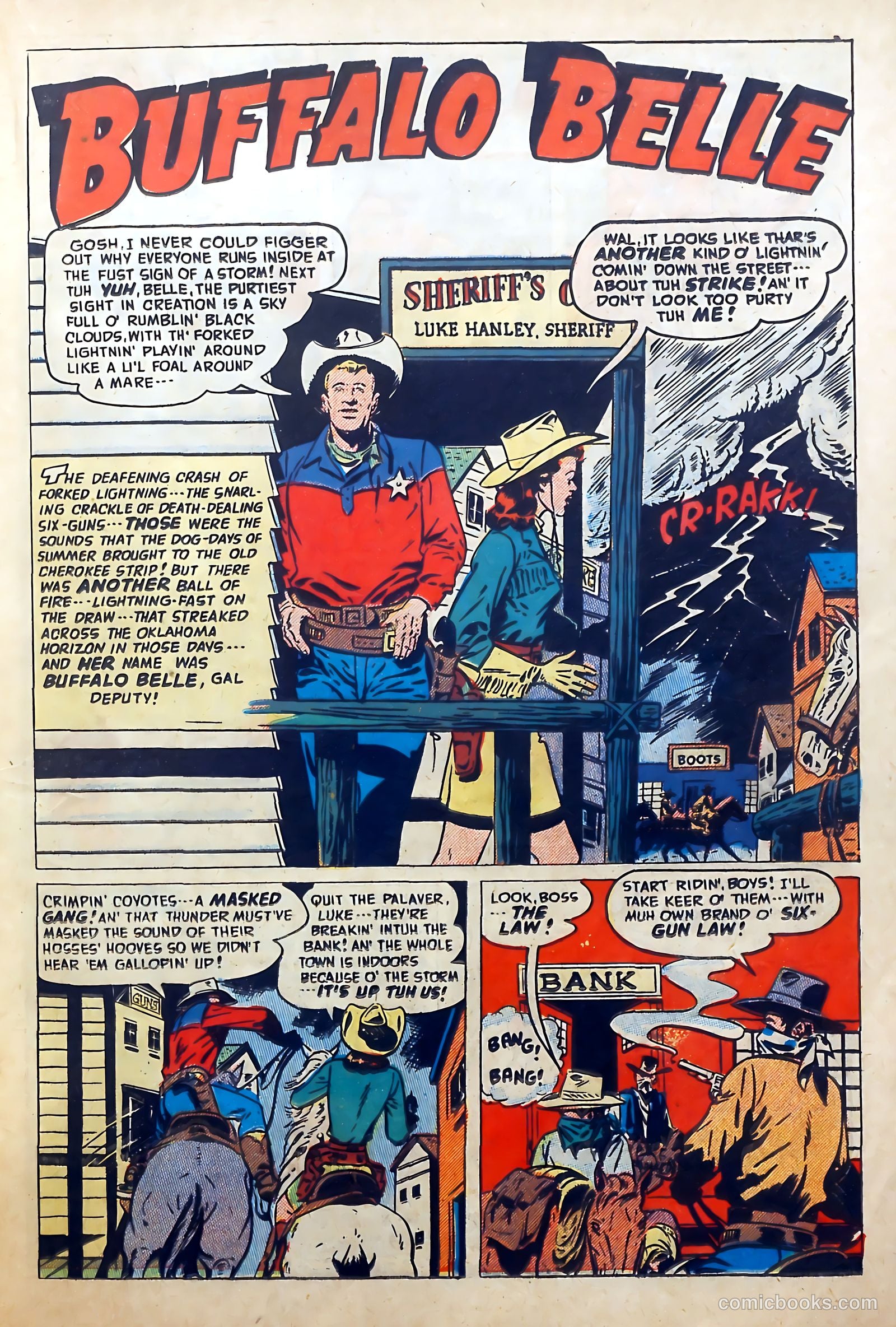 Blazing West #13 (1950) — page 35 of 52