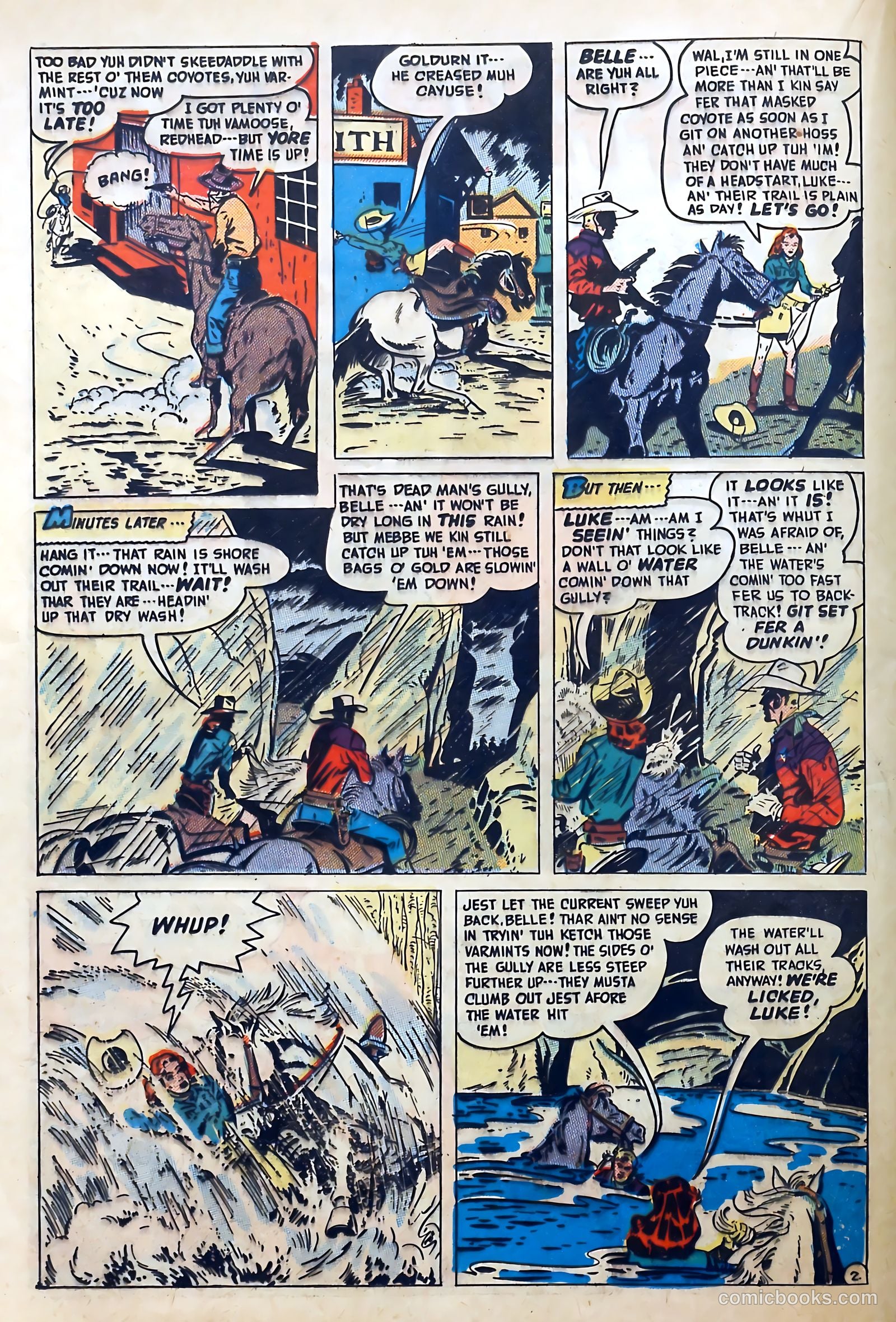 Blazing West #13 (1950) — page 36 of 52