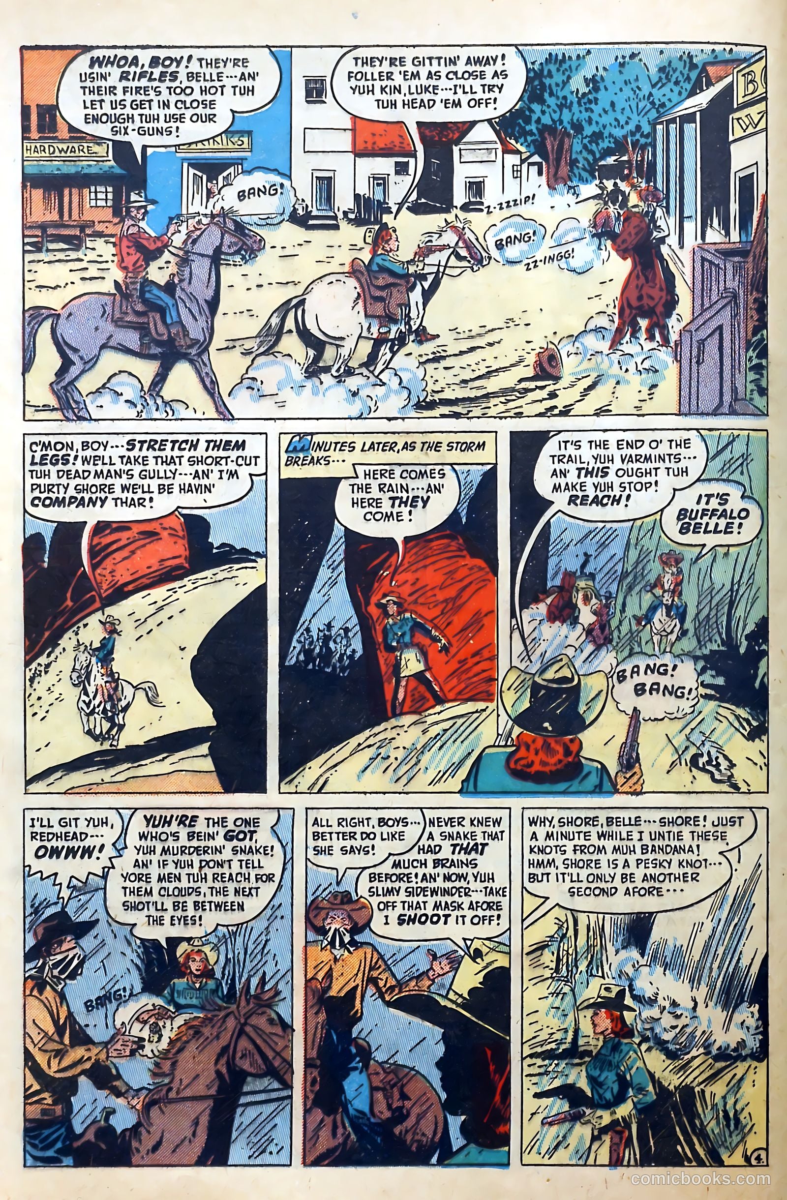 Blazing West #13 (1950) — page 38 of 52