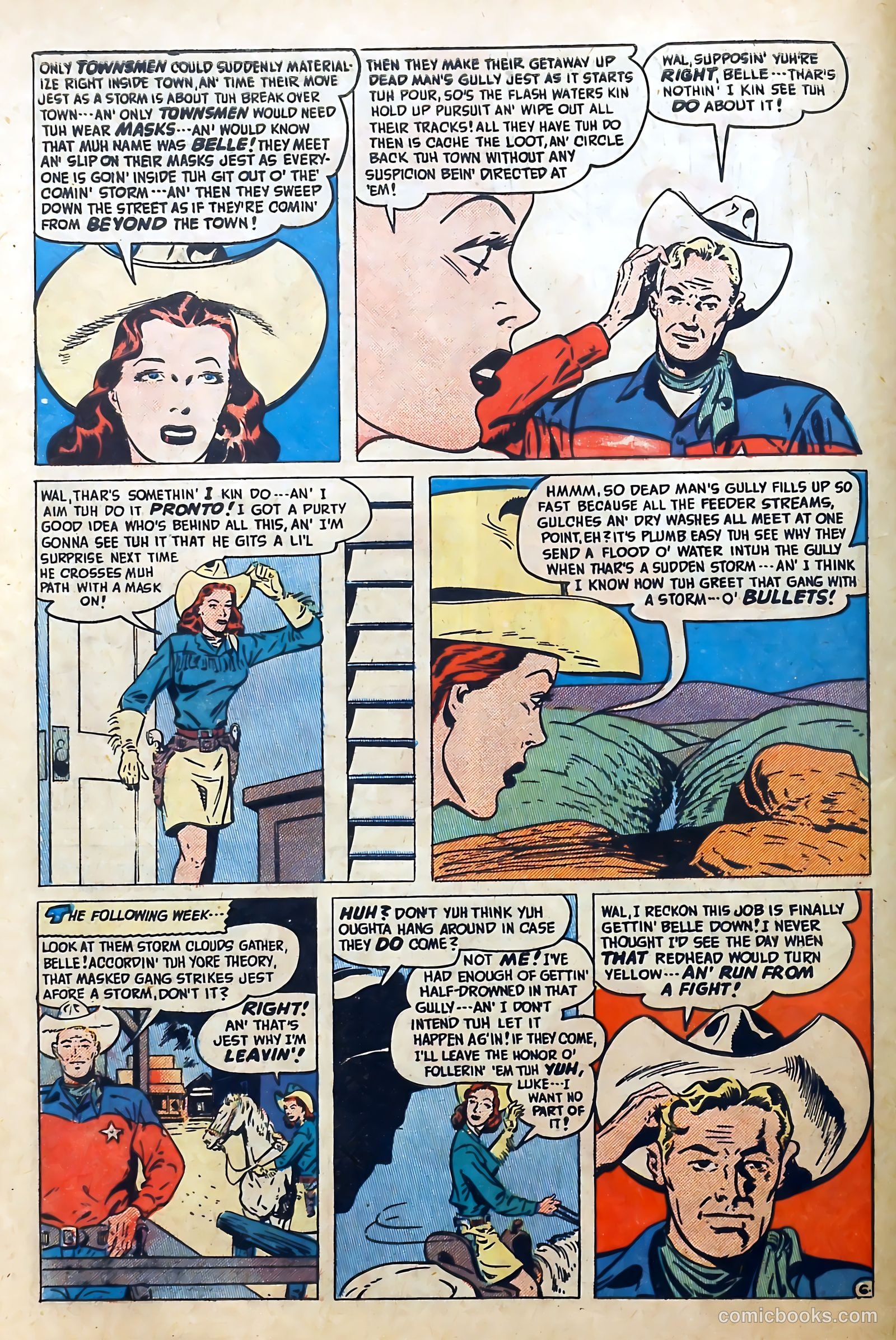Blazing West #13 (1950) — page 40 of 52