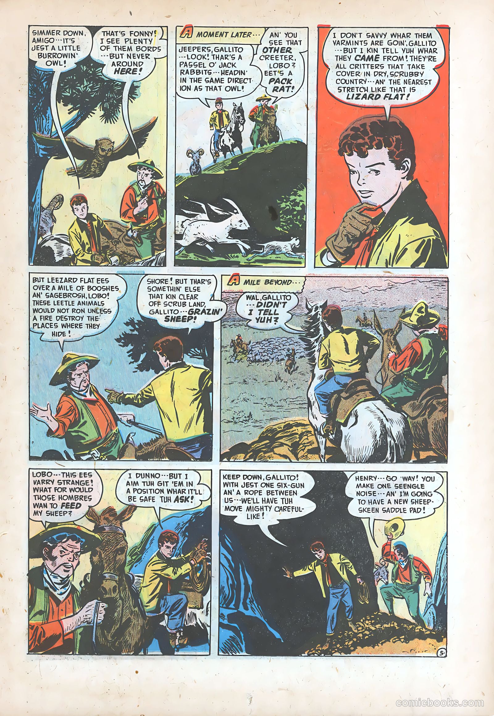 Blazing West #14 (1950) — page 21 of 52