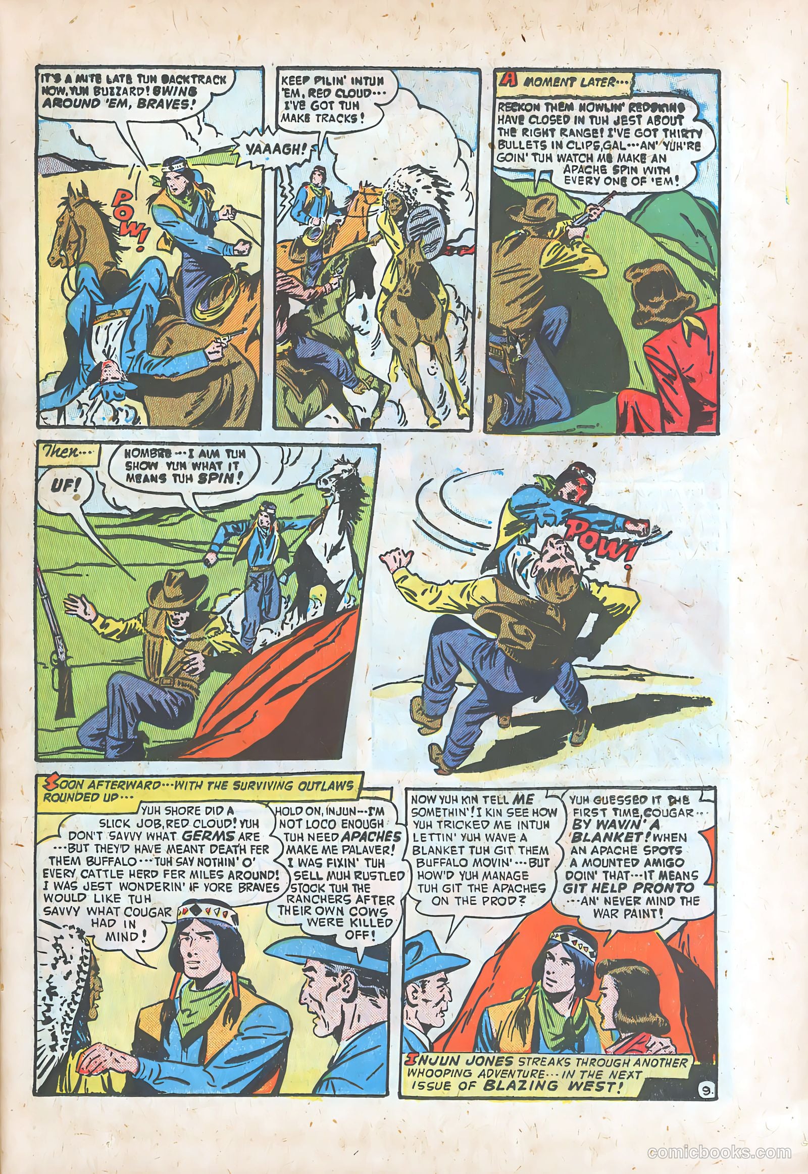 Blazing West #14 (1950) — page 35 of 52