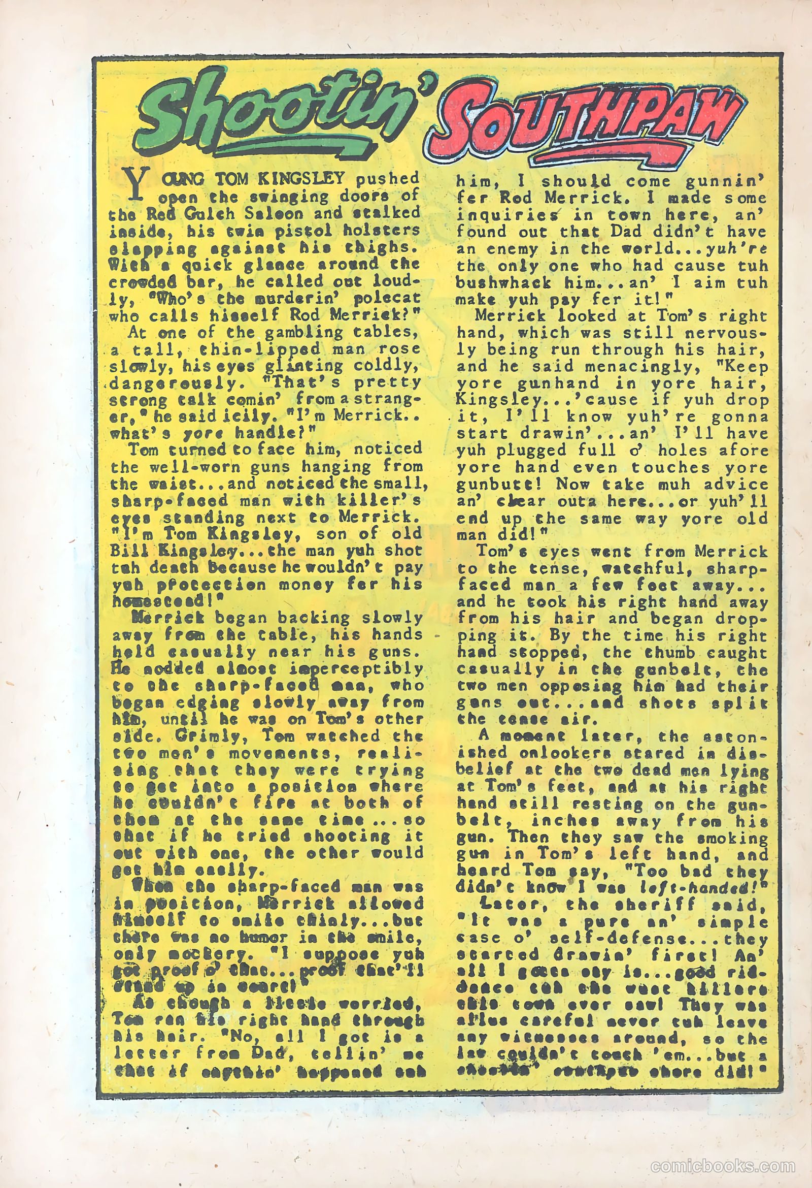 Blazing West #14 (1950) — page 38 of 52