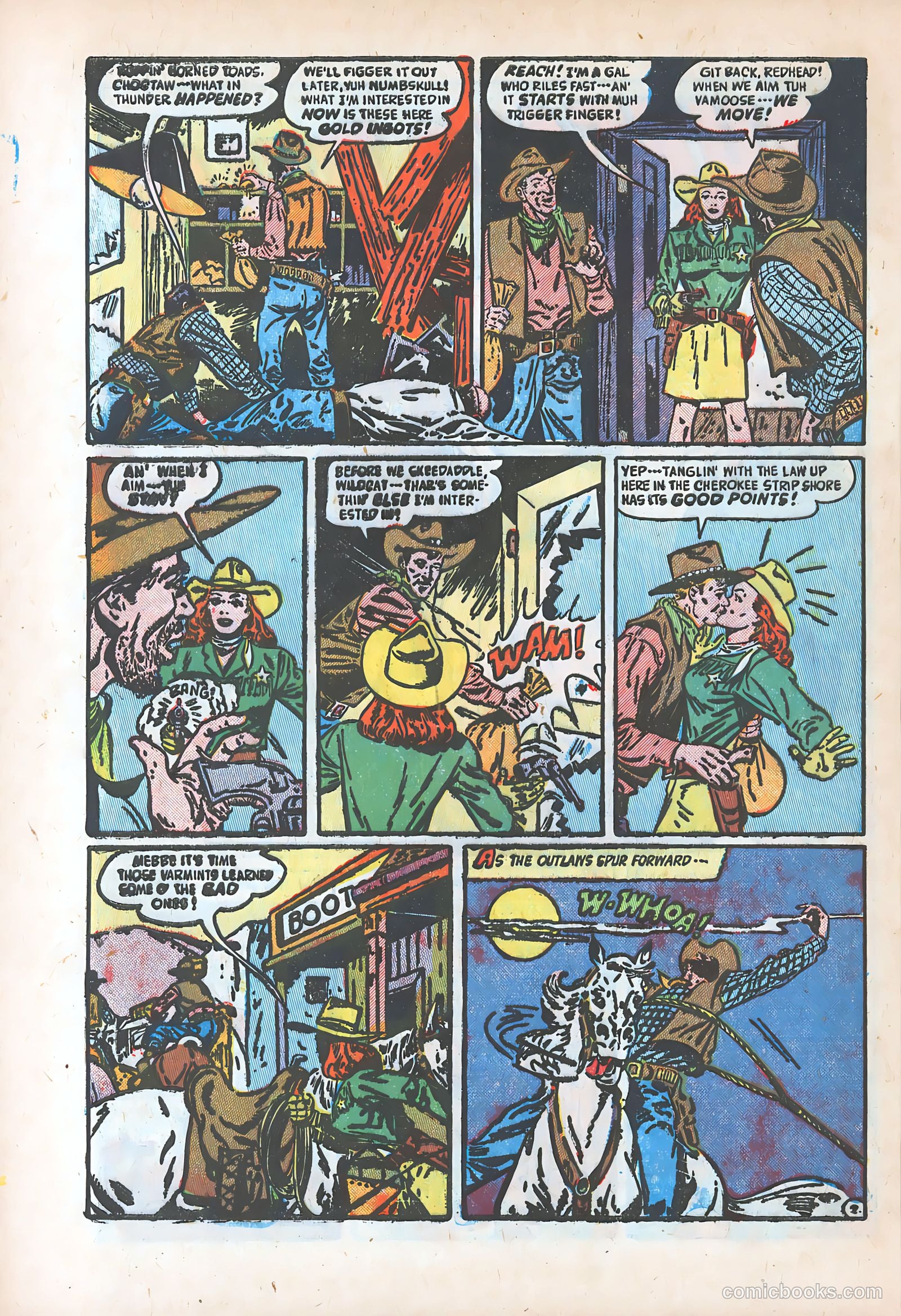 Blazing West #14 (1950) — page 40 of 52