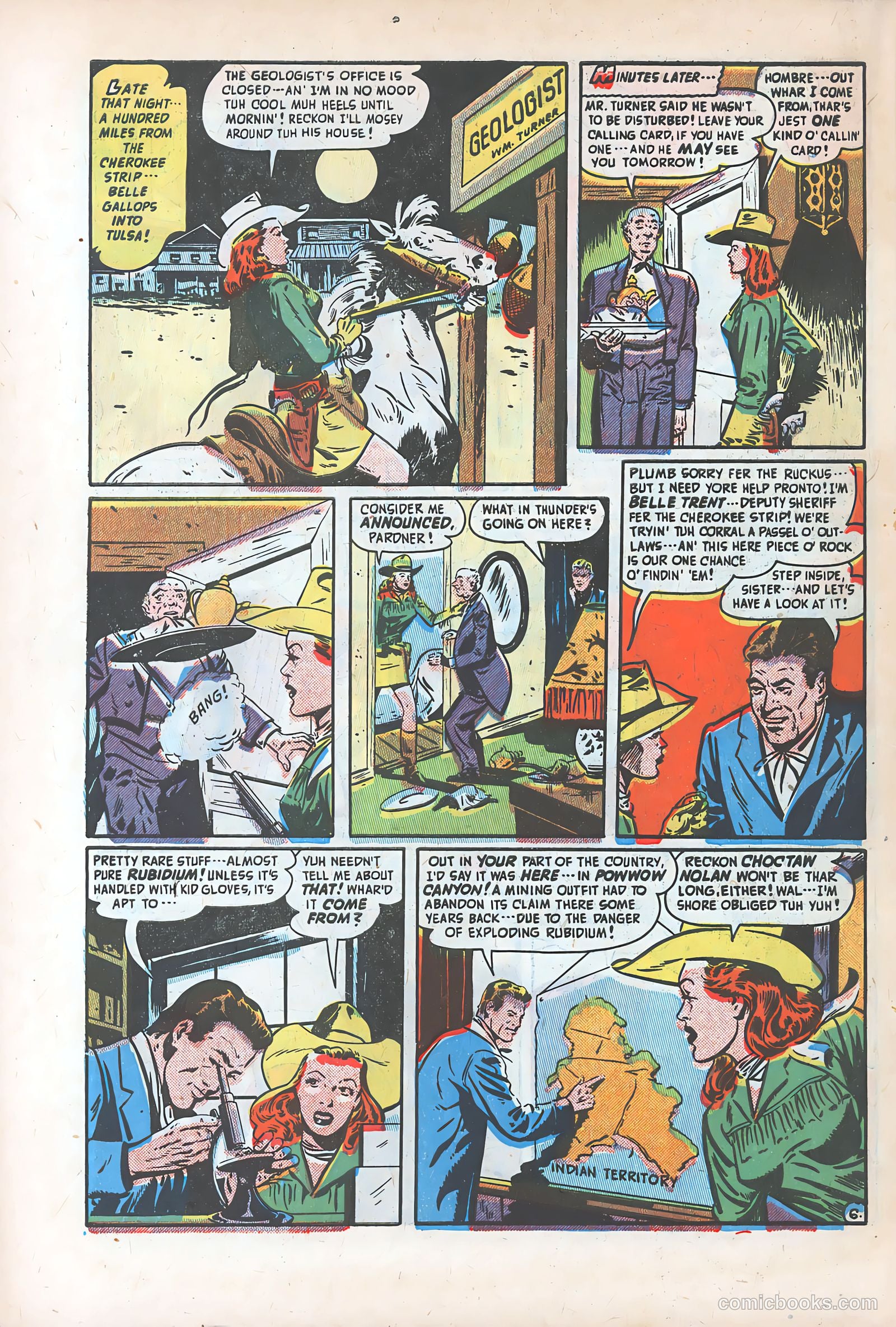 Blazing West #14 (1950) — page 44 of 52