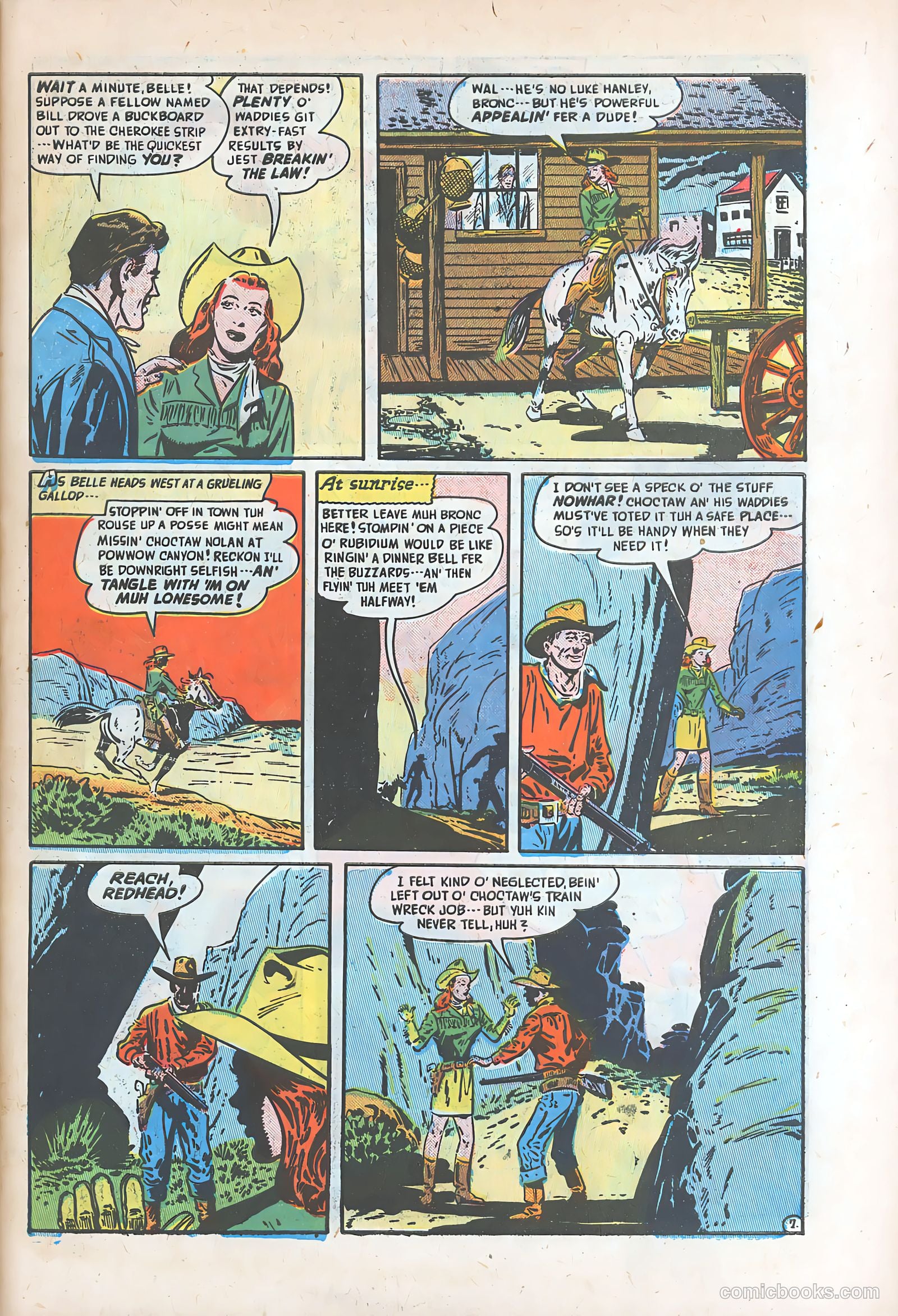Blazing West #14 (1950) — page 45 of 52