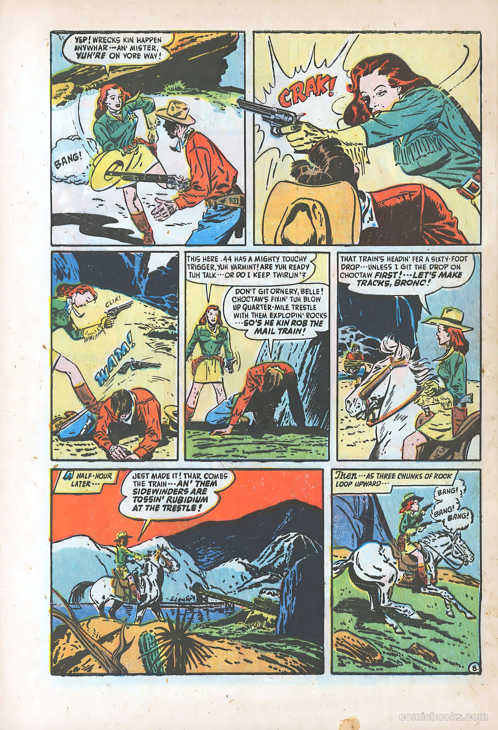 Blazing West #14 (1950) — page 46 of 52