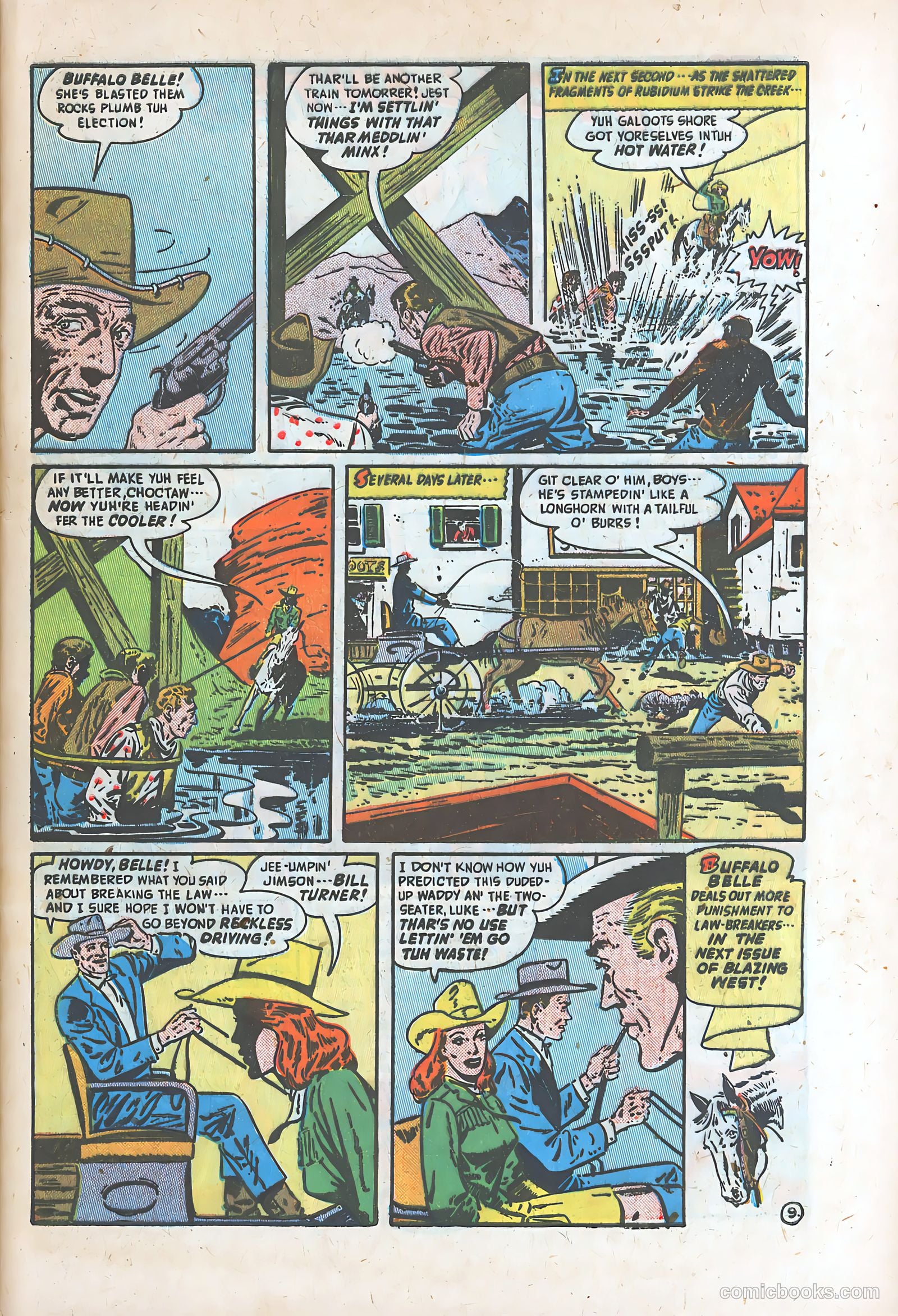 Blazing West #14 (1950) — page 47 of 52