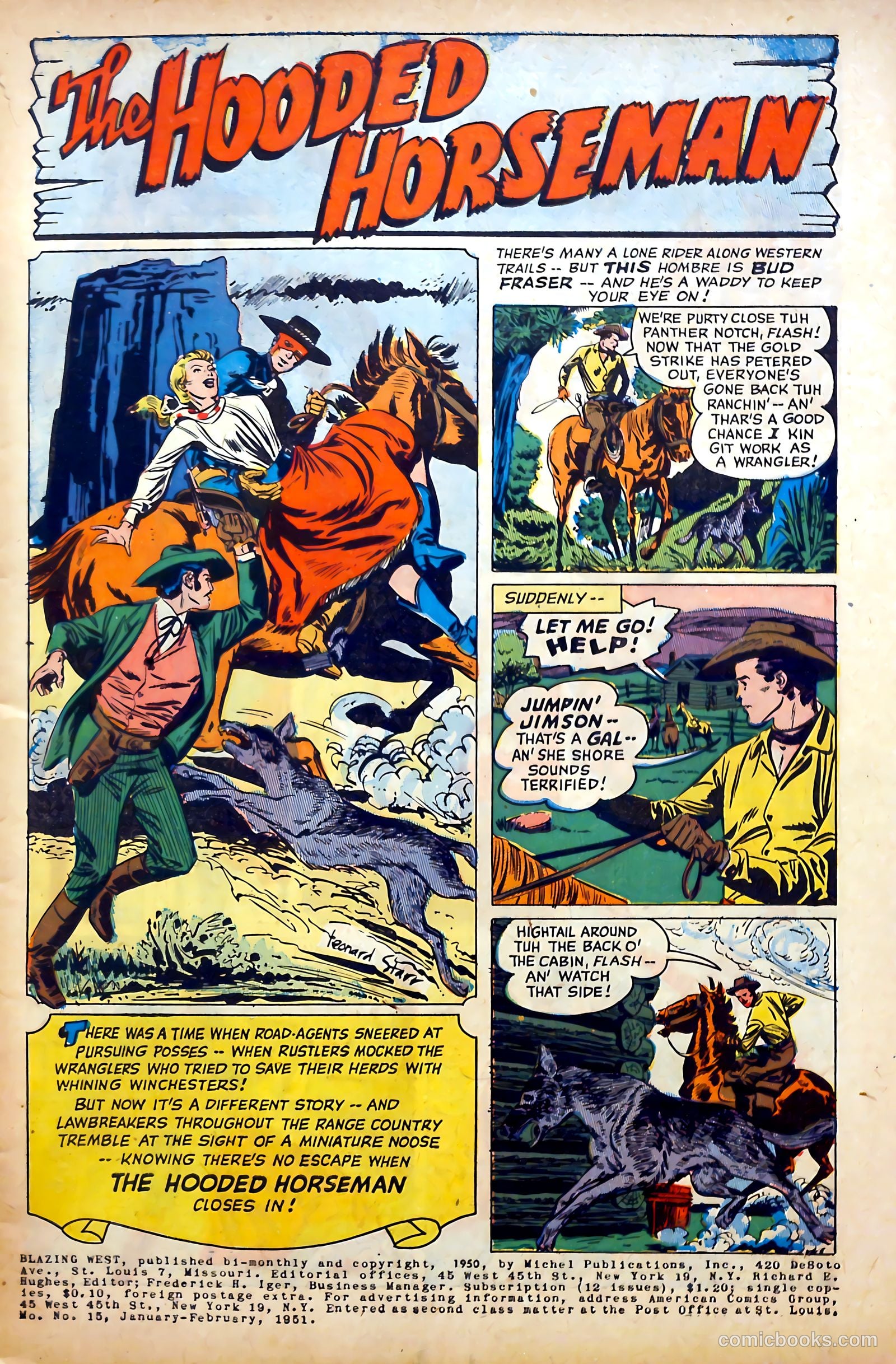 Blazing West #15 (1951) — page 3 of 52