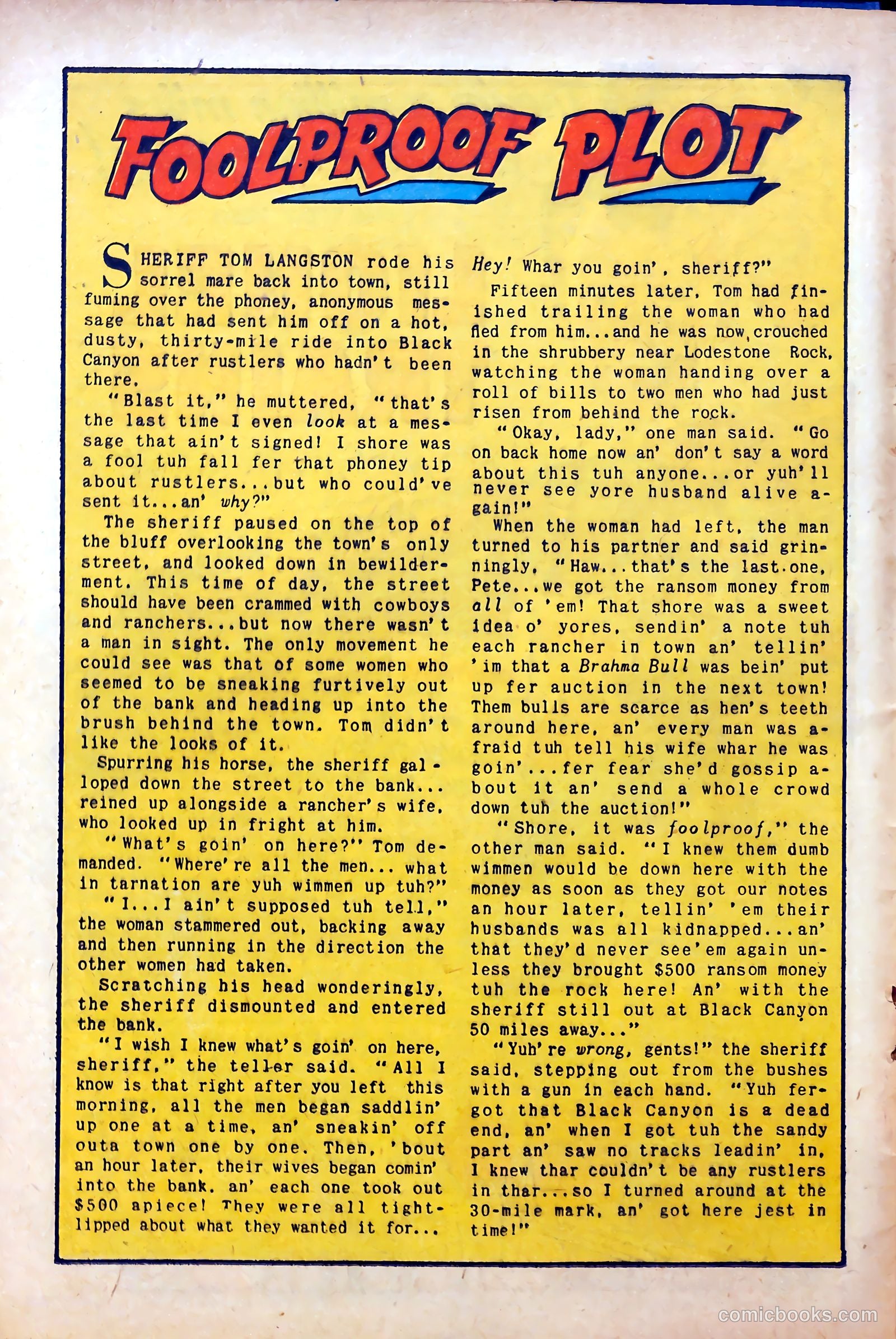 Blazing West #15 (1951) — page 16 of 52
