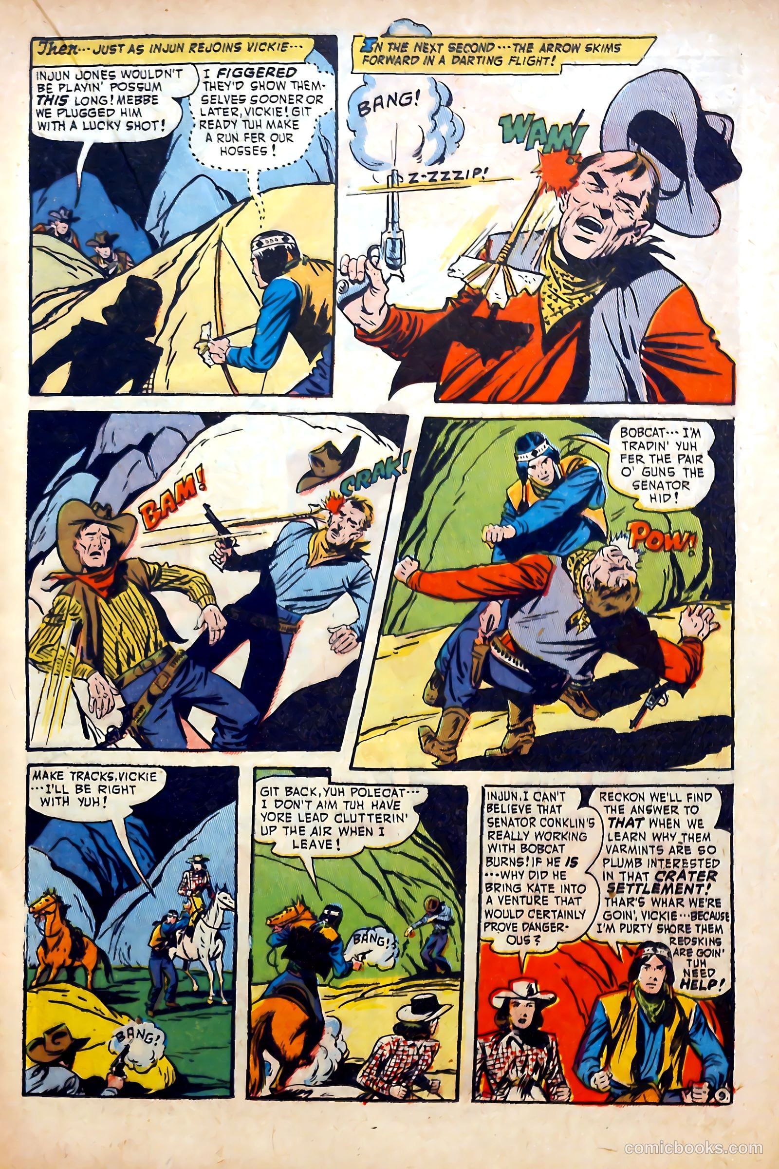 Blazing West #15 (1951) — page 25 of 52