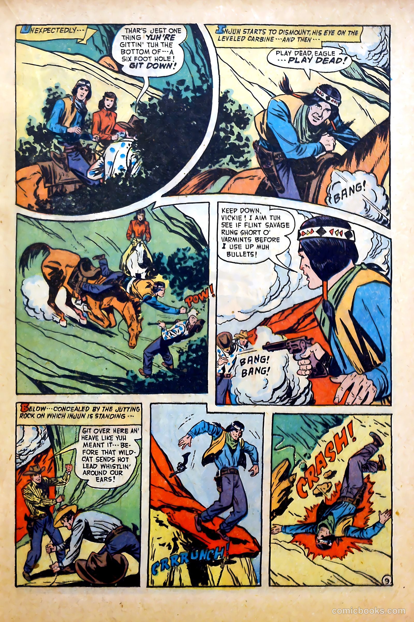 Blazing West #16 (1951) — page 25 of 52