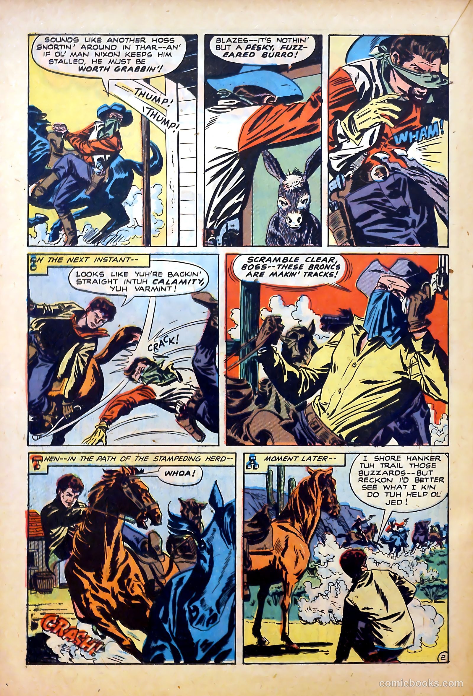 Blazing West #16 (1951) — page 32 of 52