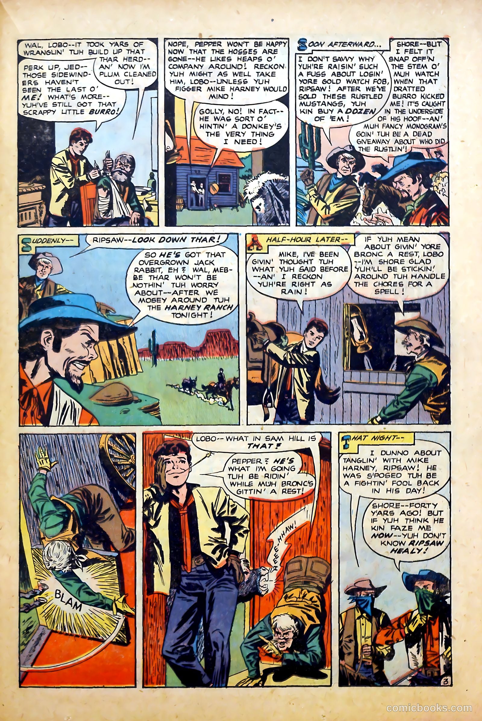 Blazing West #16 (1951) — page 33 of 52